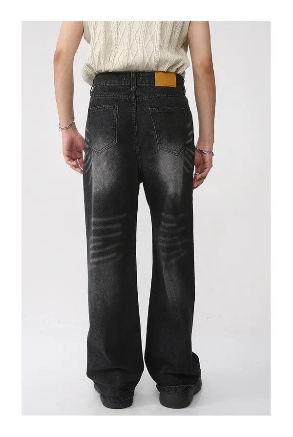 VIBE Casual loose straight wide leg vintage jeans Size US 32 / EU 48 - 6 Thumbnail