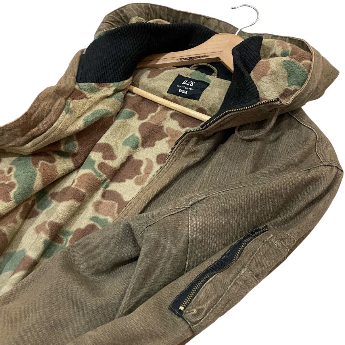 Vintage VTG ILLS CARHARTT STYLE DUCK CANVAS SUNFADED JACKET Size US M / EU 48-50 / 2 - 5 Thumbnail
