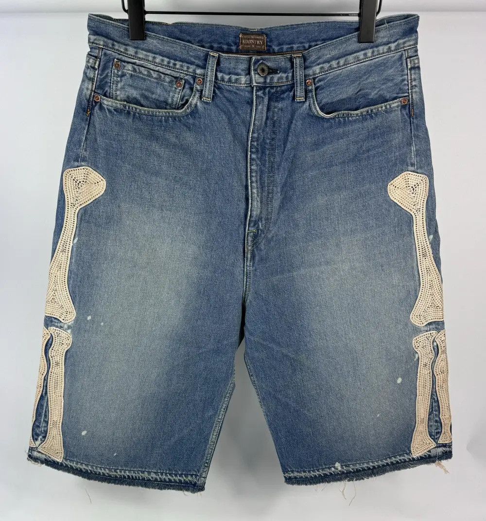 Kapital STRAIGHT LEG DENIM SHORTS Size US 38 / EU 54 - 1 Thumbnail
