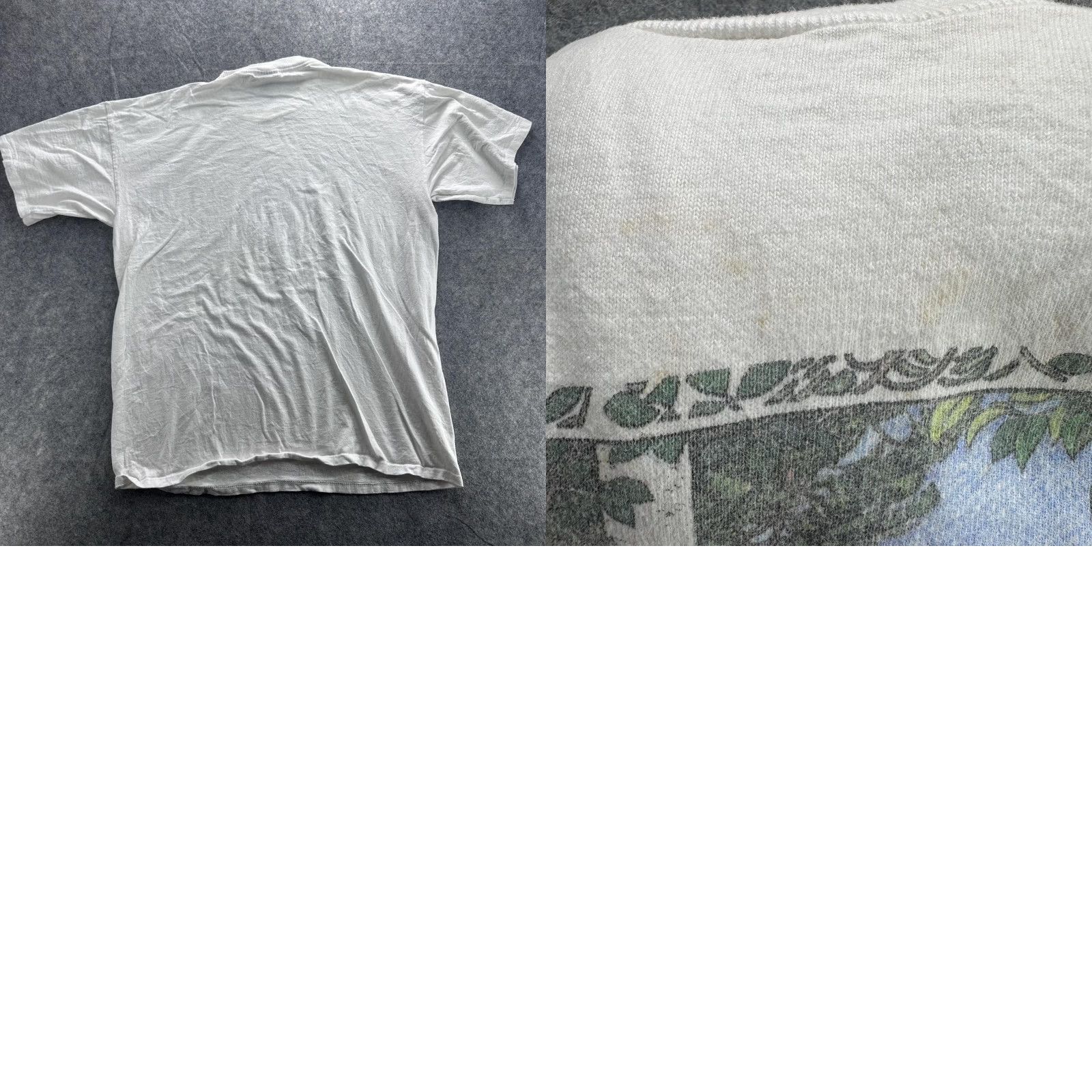 Vintage VINTAGE Oneita Saugatuck Shirt Mens Large White Graphic Print T-Shirt 90s Made USA Size US L / EU 52-54 / 3 - 8 Thumbnail