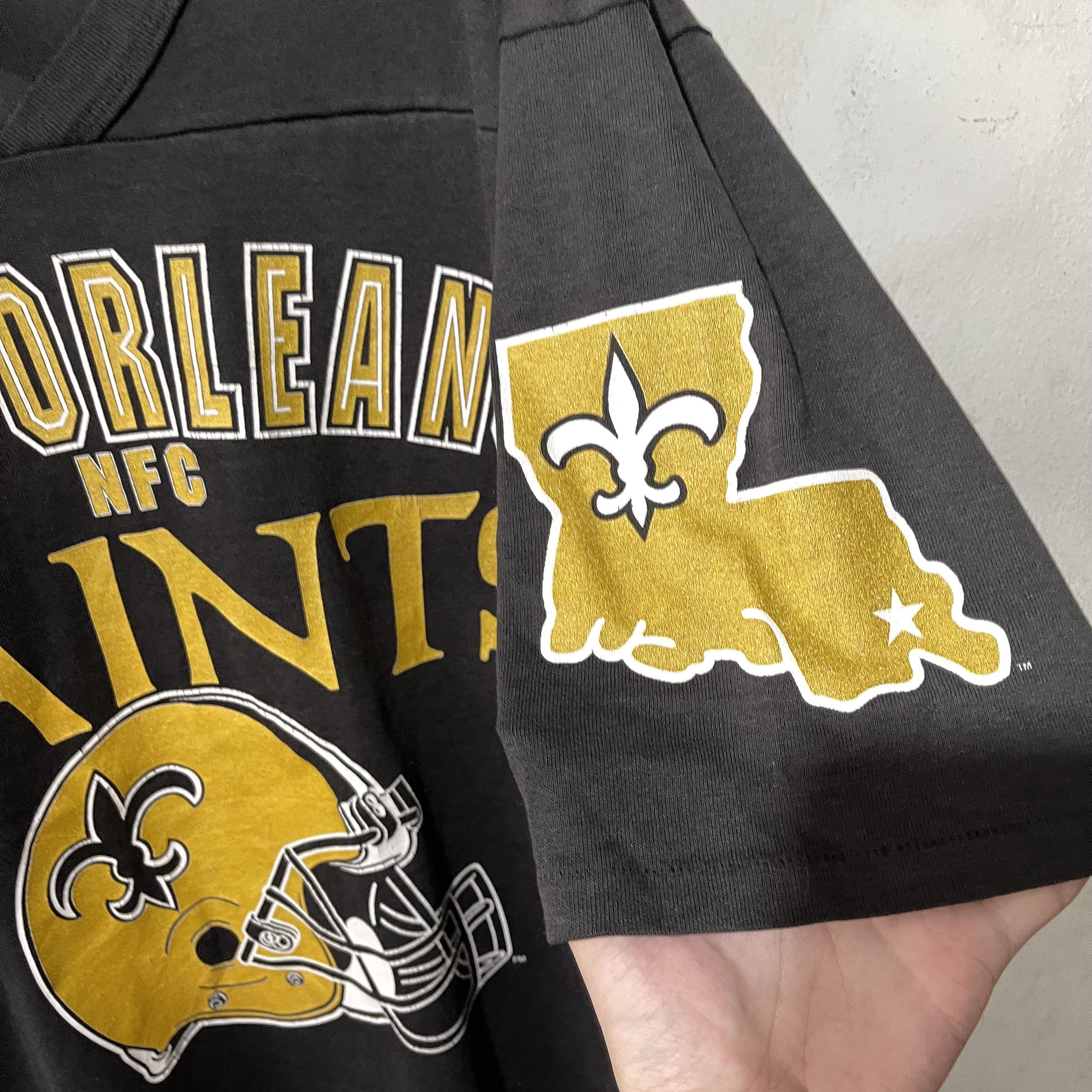 NFL × Vintage Vintage 90s New Orleans Saints Football Jersey Shirt Size US L / EU 52-54 / 3 - 4 Thumbnail