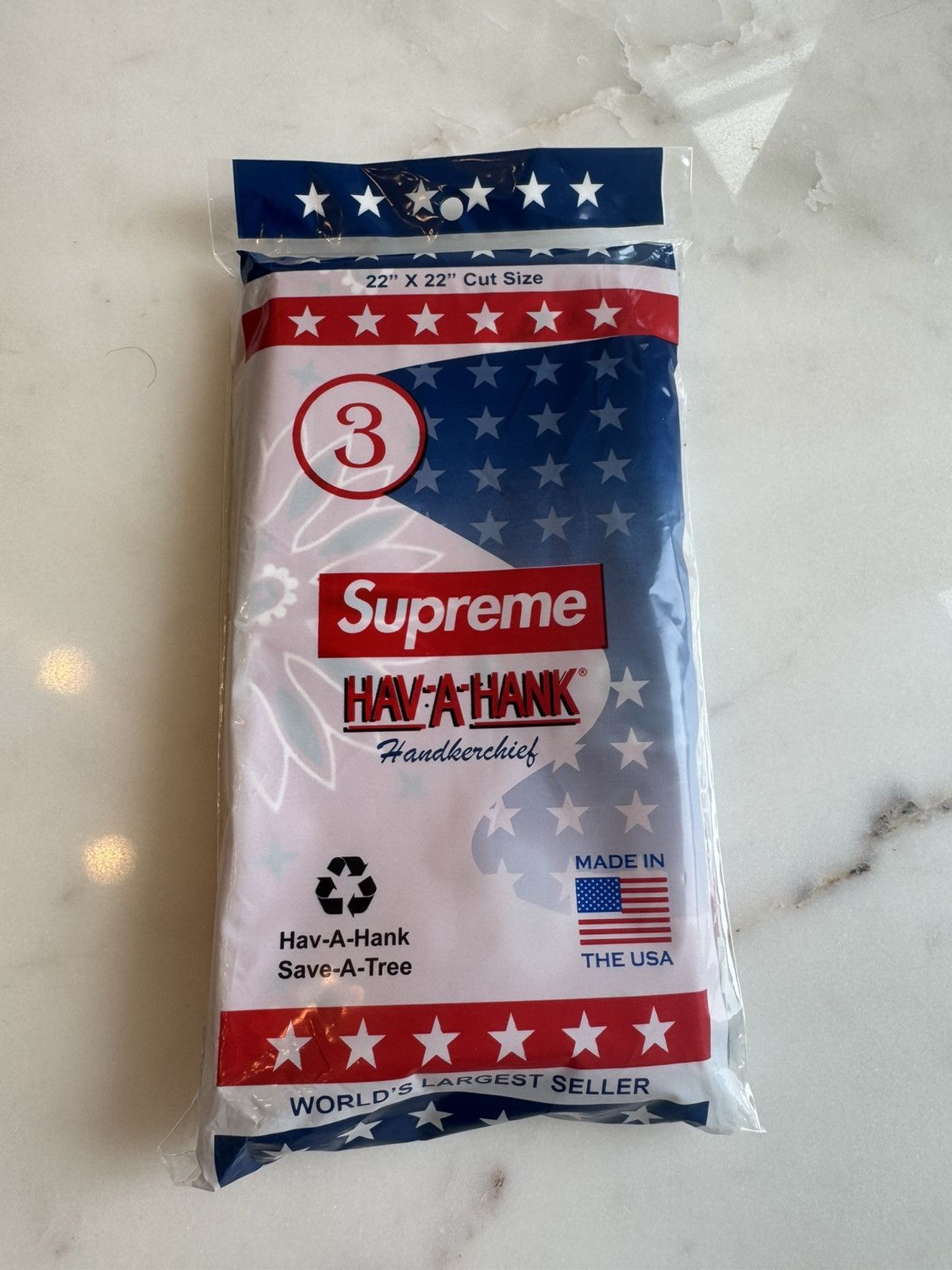 Supreme Supreme Hav A Hank Bandanas pack of 3 Size ONE SIZE - 2 Thumbnail