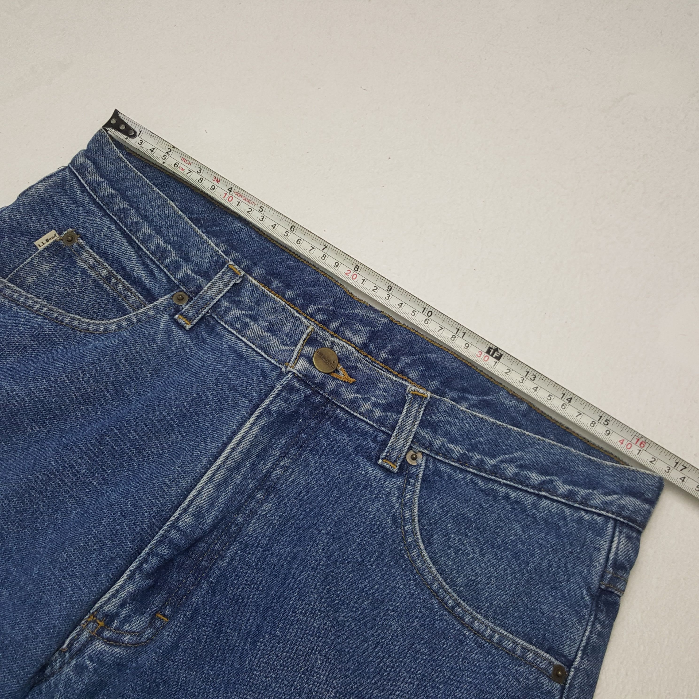 L.L. Bean × Vintage Vintage L.L. Bean American Streetwear Denim Jeans C280N1 Size US 33 - 8 Thumbnail