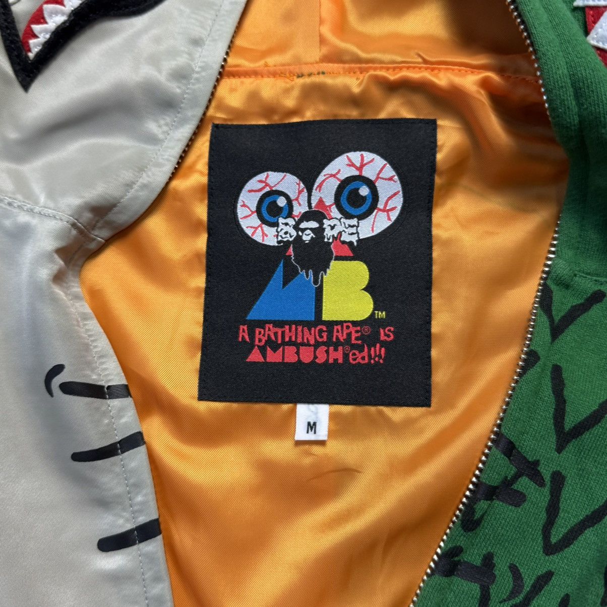 Ambush Design × Bape Bape Alligator Nylon Full Zip Shark Hoodie Size US M / EU 48-50 / 2 - 4 Thumbnail