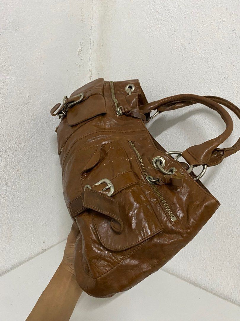 Zara Zara Leather Bag Size ONE SIZE - 3 Thumbnail