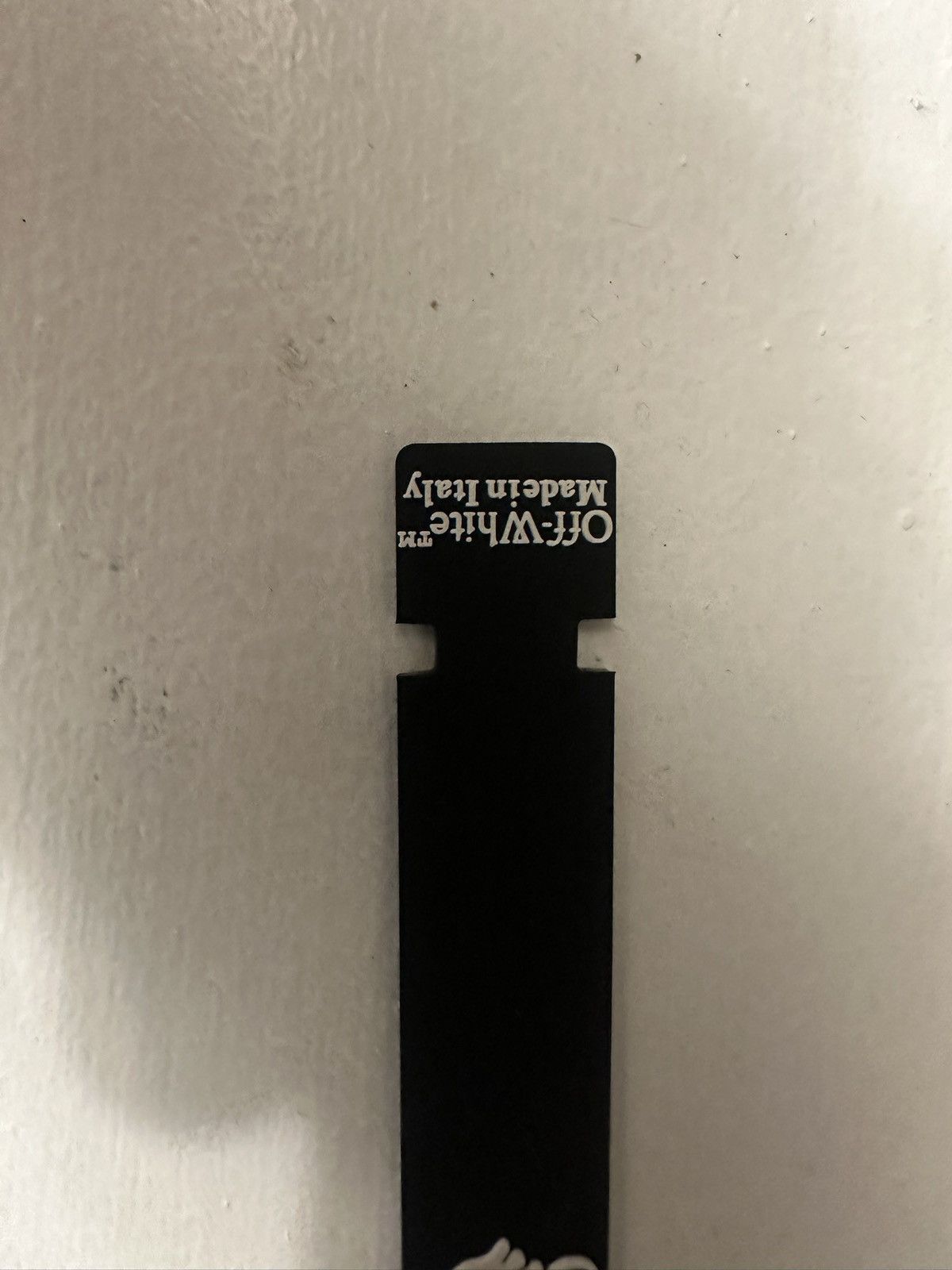 Off-White OFF-WHITE Rubber Logo Bracelet Size ONE SIZE - 3 Thumbnail