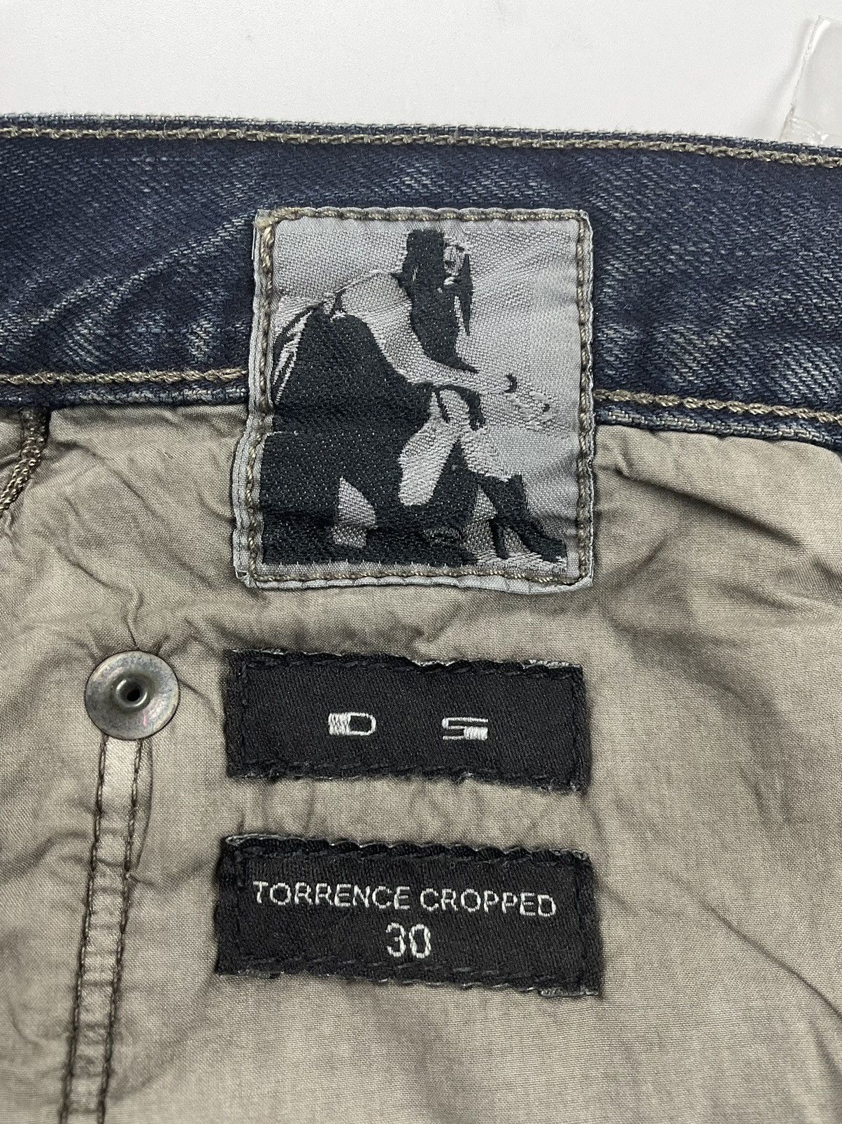 Rick Owens Rick Owens S/S'16 Degrade Hustler Torrence Cropped Denim Size US 30 / EU 46 - 7 Thumbnail