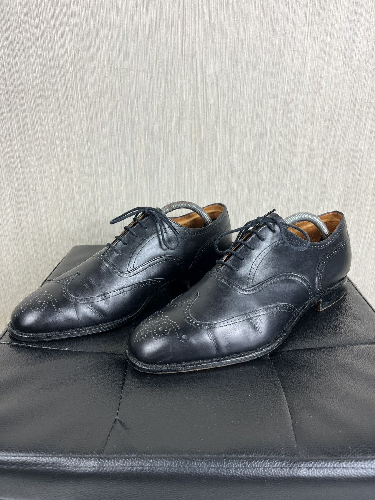 Church's × Vintage Vintage Church’s oxford brogues bordeaux leather shoes Size US 11.5 / EU 44-45 - 3 Thumbnail