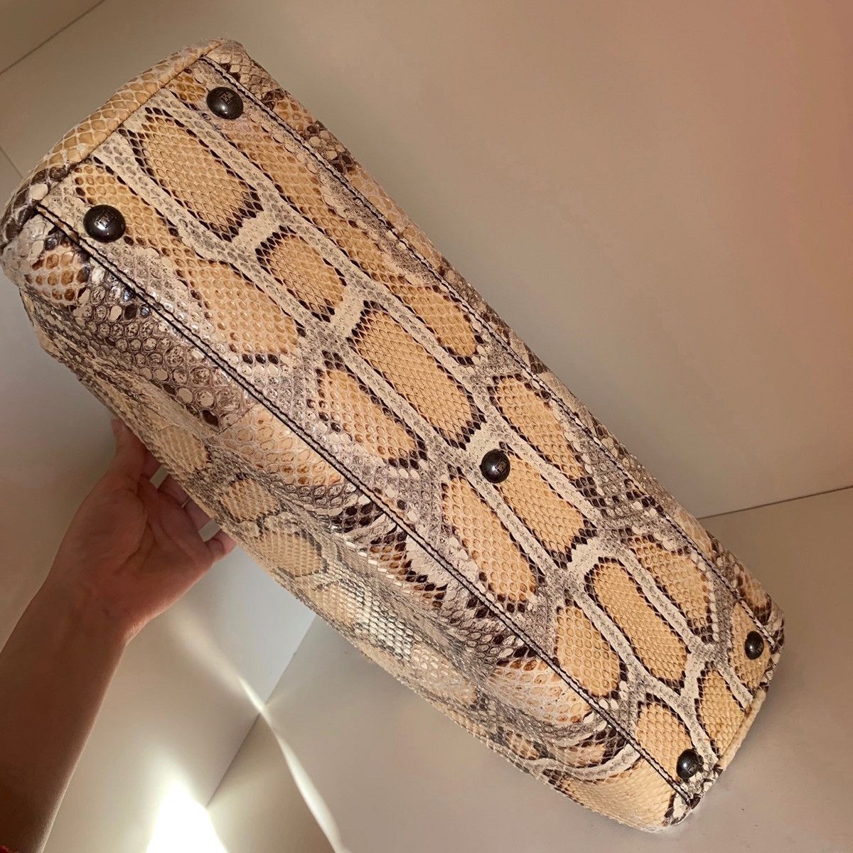 Fendi Fendi python peekaboo bag Size ONE SIZE - 9 Thumbnail