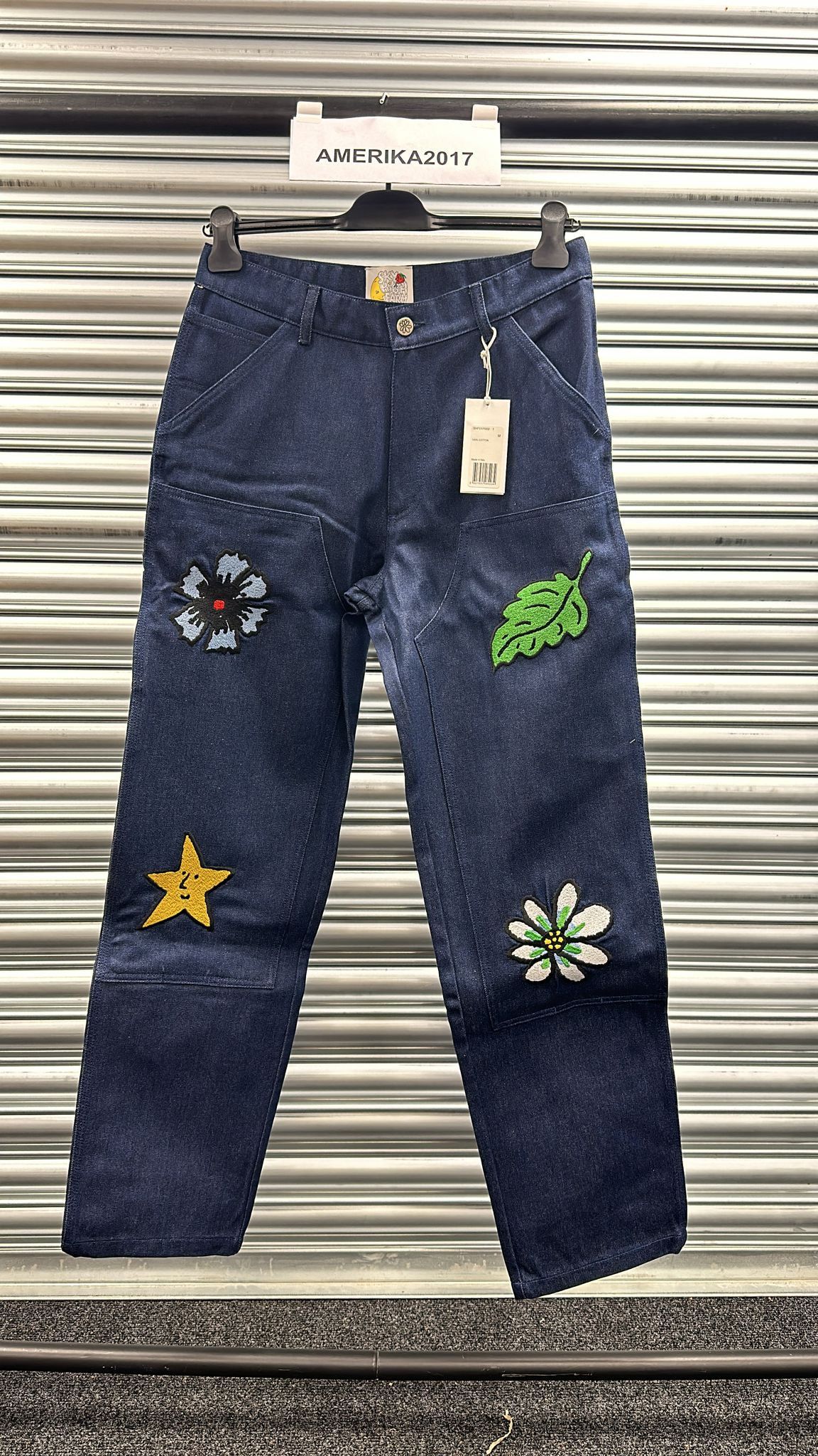 Sky High Farm Workwear Embroidered Workwear Denim Pant Size US 34 / EU 50 - 1 Thumbnail