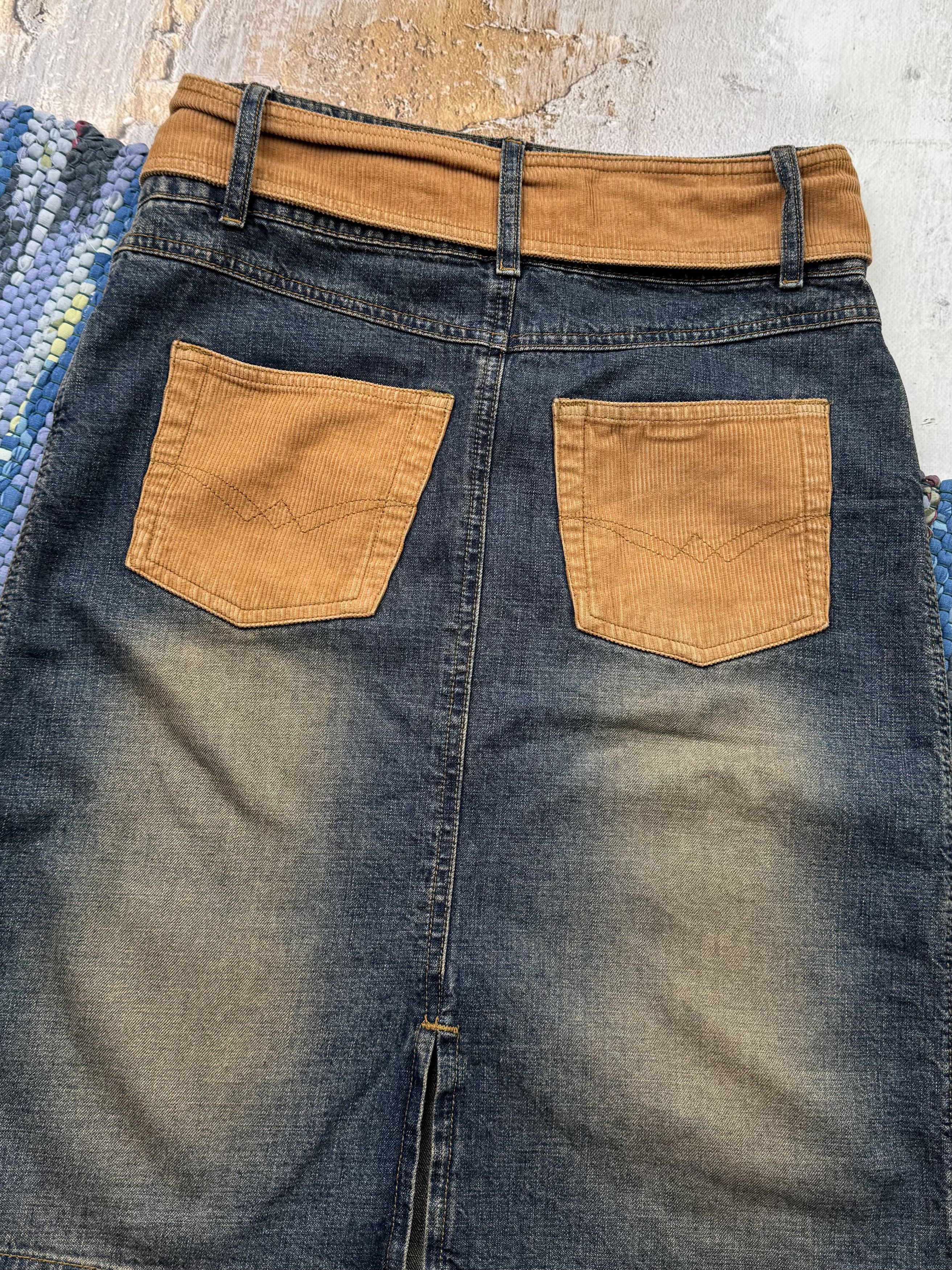 Vintage Vintage Midi Skirt With Belt A730(09) Size 27" / US 4 / IT 40 - 7 Thumbnail