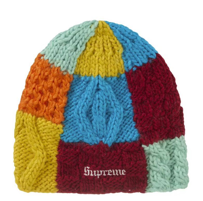 Supreme Block Knit Beanie Size ONE SIZE - 1 Thumbnail