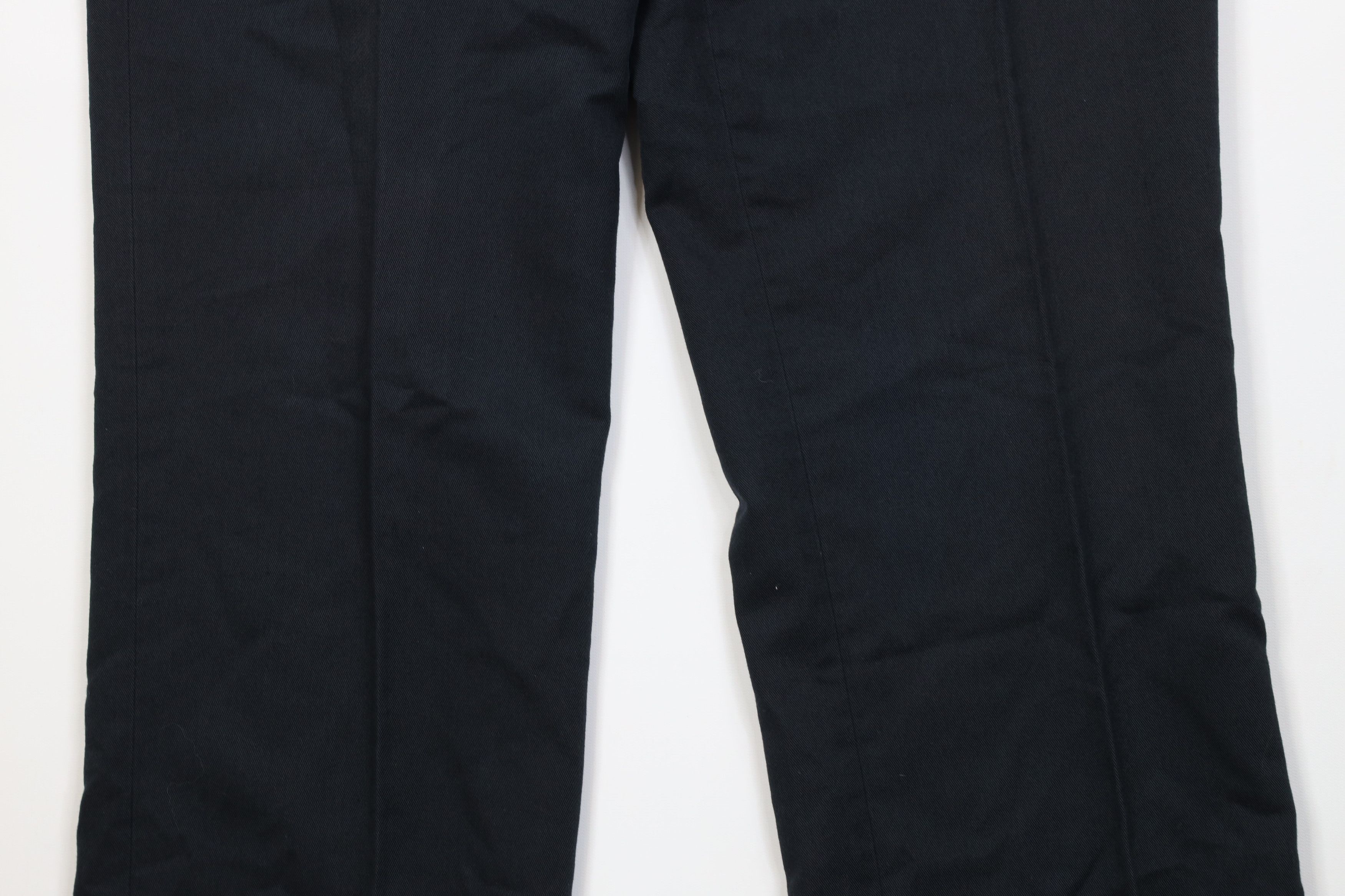 Vintage Vintage 70s Streetwear Flared Wide Leg Chino Pants Navy Blue Size US 38 / EU 54 - 3 Thumbnail