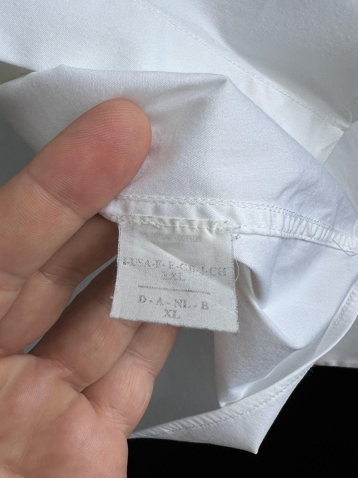 Brunello Cucinelli Brunello Cucinelli Shirt Cotton Blend White Solid Size XL Size XL / US 12-14 / IT 48-50 - 6 Thumbnail
