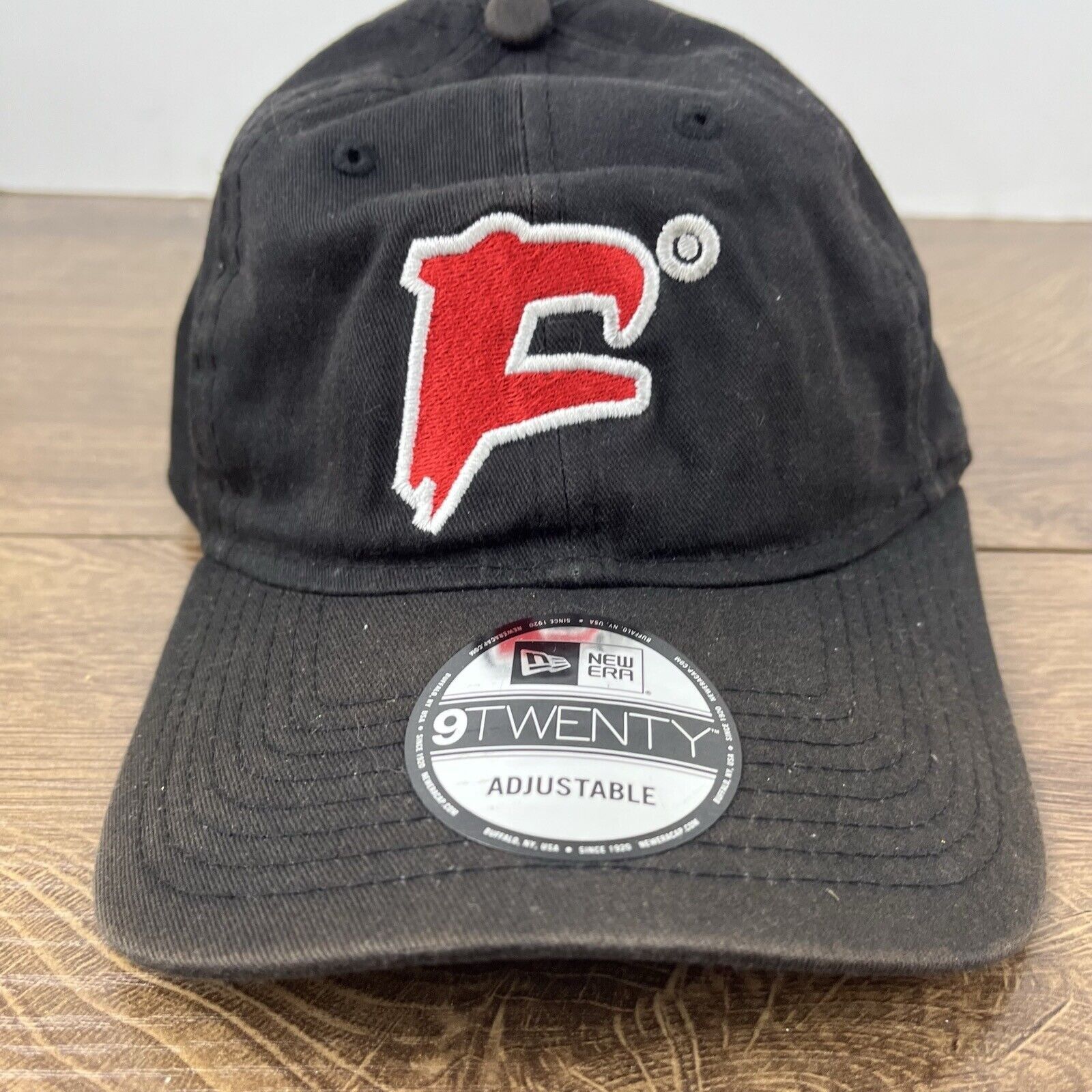 New Era F MiLB Baseball Hat New Era 9TWENTY Hat Black Adjustable Hat Size ONE SIZE - 5 Thumbnail