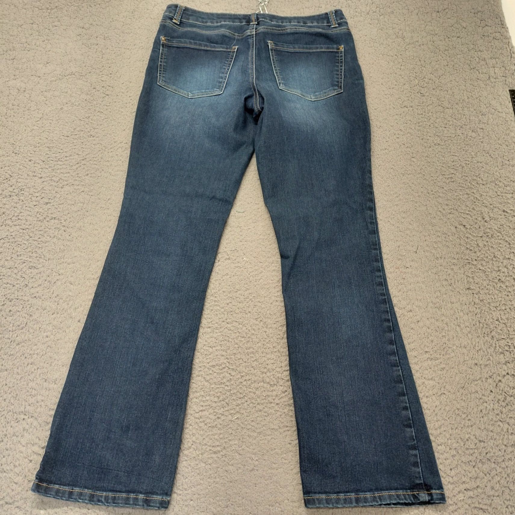 Vintage Maurices Jeans Women's 29x29 Blue Denim Bootcut Mid Rise Cotton Blend Jeans Size 29" - 3 Thumbnail