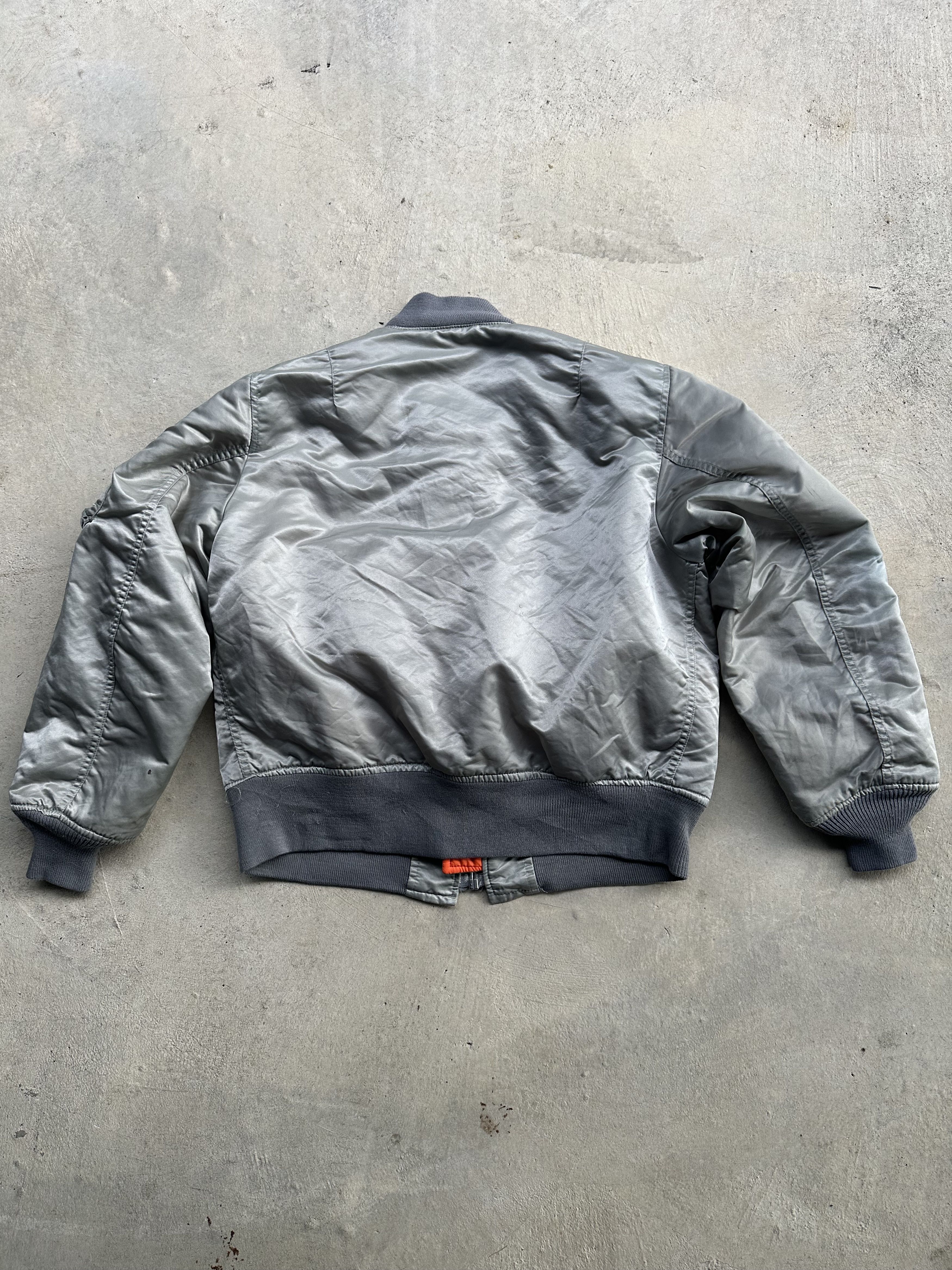 Vintage Vintage 90s MA-1 Reversible Bomber Flyer’s Jacket Size US M / EU 48-50 / 2 - 2 Thumbnail
