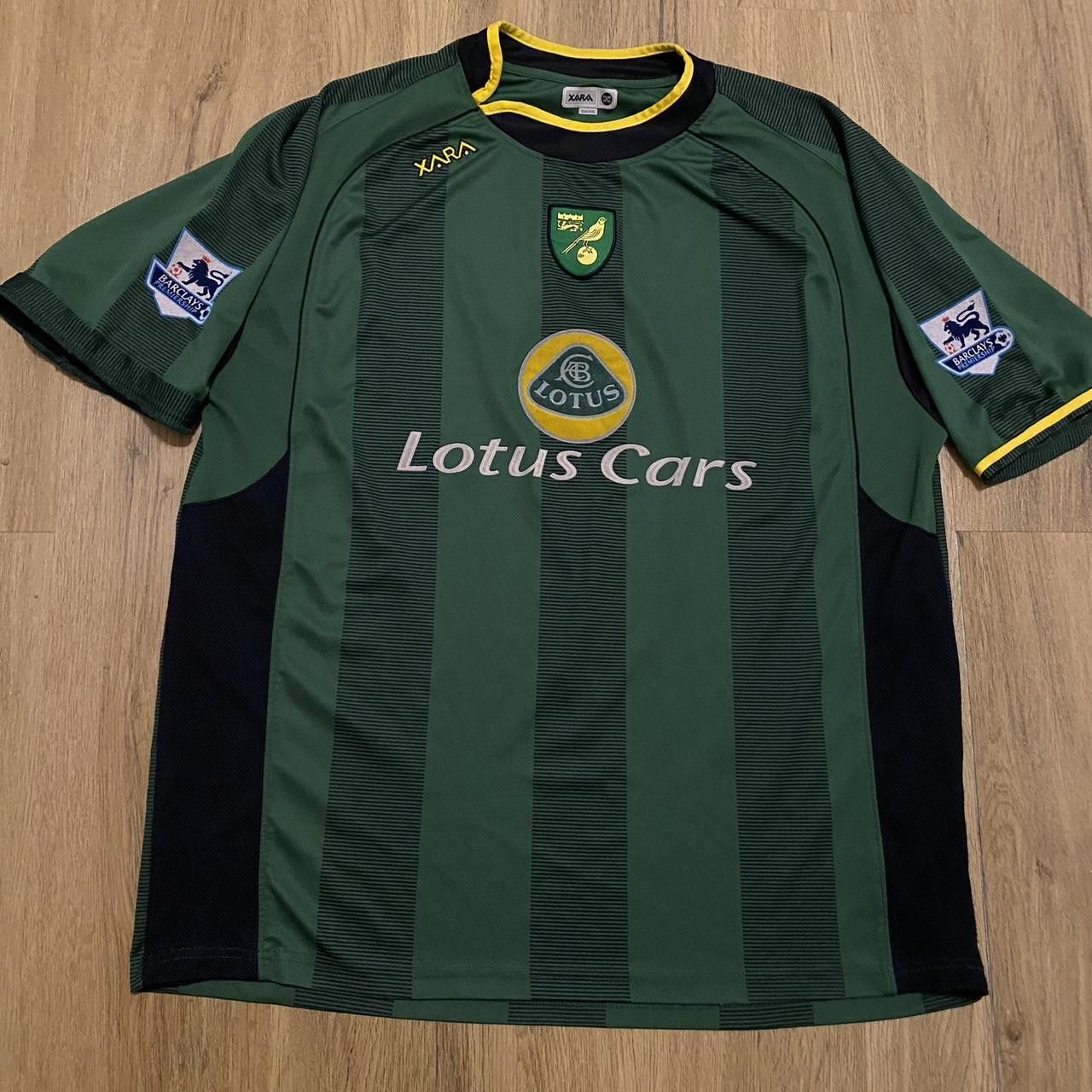 2006-07 Norwich Home Xara Fotball Shirt y2k 2000s