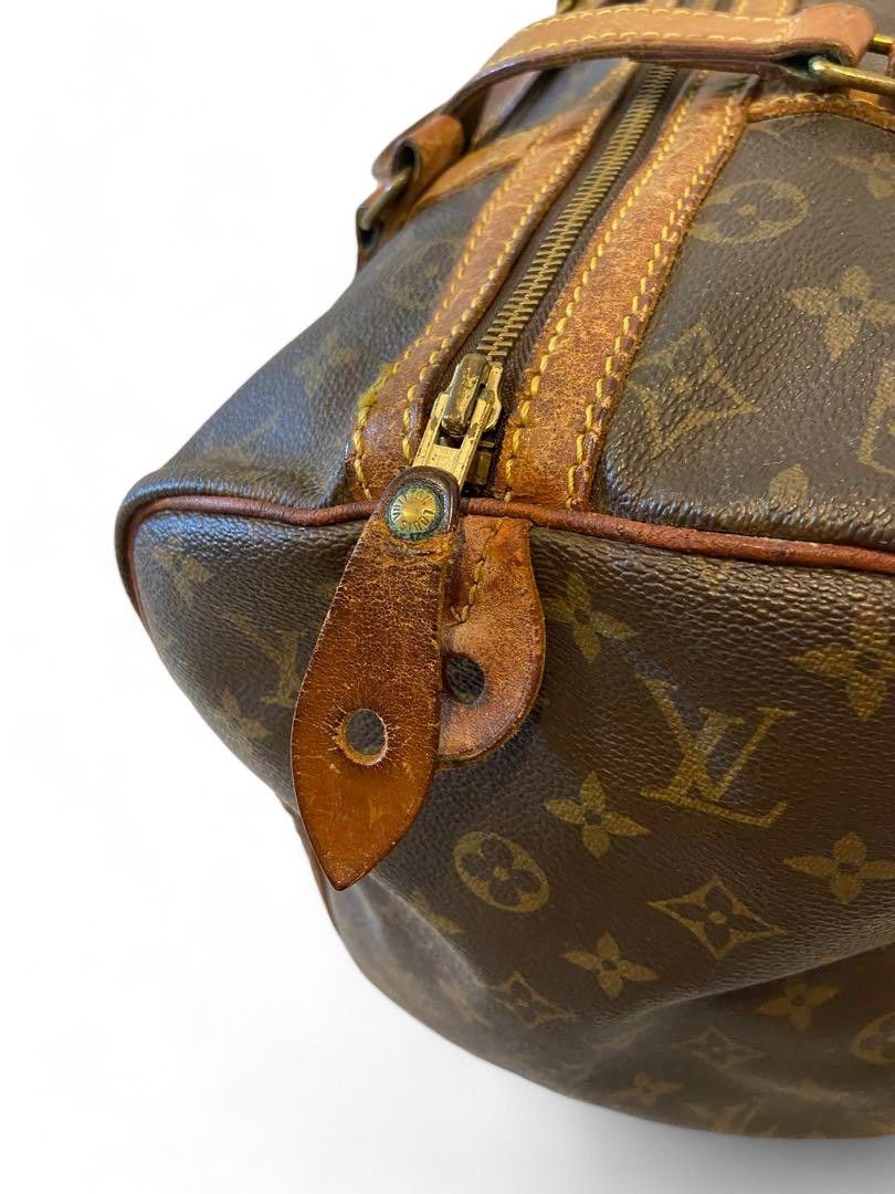 Louis Vuitton Louis Vuitton - Saxe 35 Monogram Boston LV Handbag Leather Size ONE SIZE - 7 Thumbnail