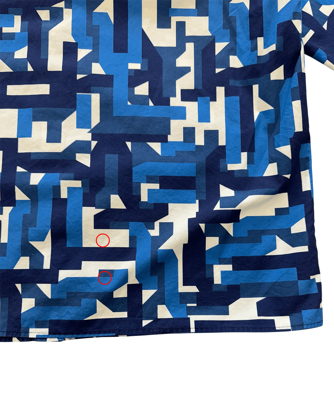 Jil Sander Jil Sander by Jil Sander SS13 Maze Printed Half Sleeve Shirt Size US M / EU 48-50 / 2 - 9 Thumbnail