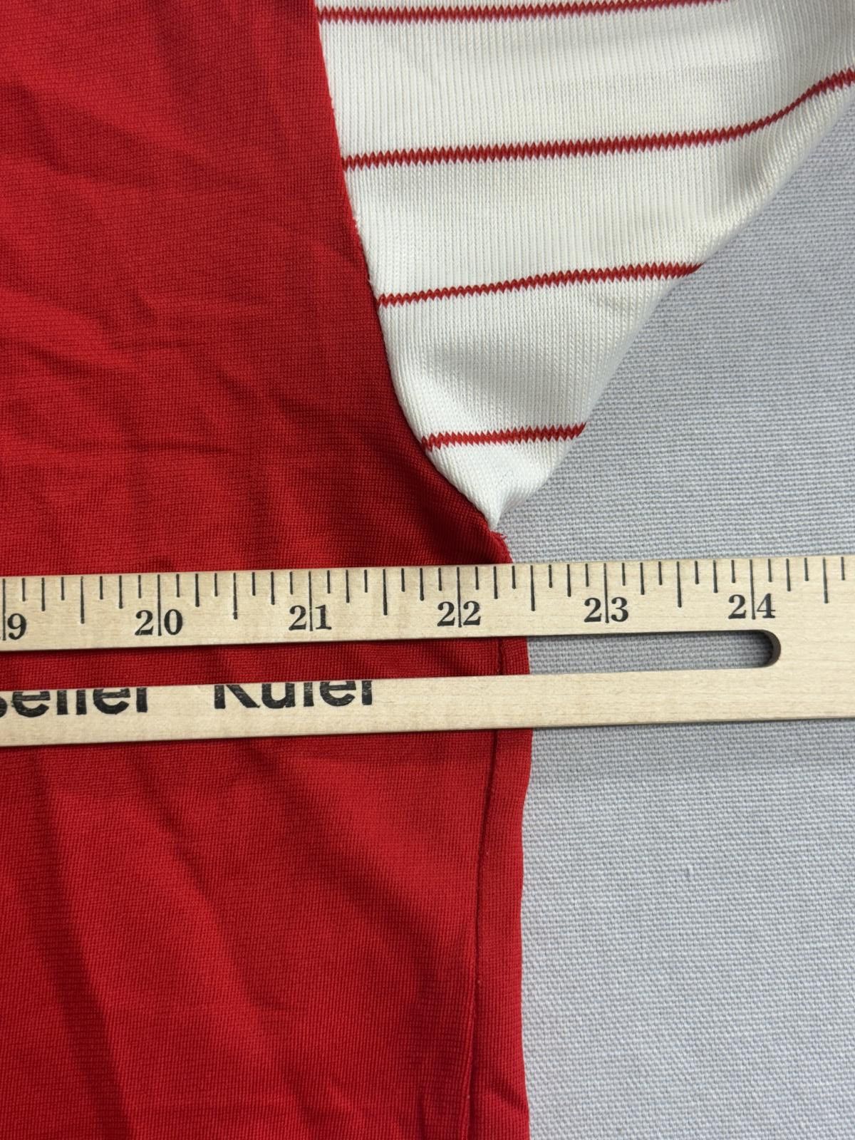 Maison Margiela Vintage 1970s Baseball Jersey Red Pin Stripe PAT #0 Mason -L Size US L / EU 52-54 / 3 - 9 Thumbnail