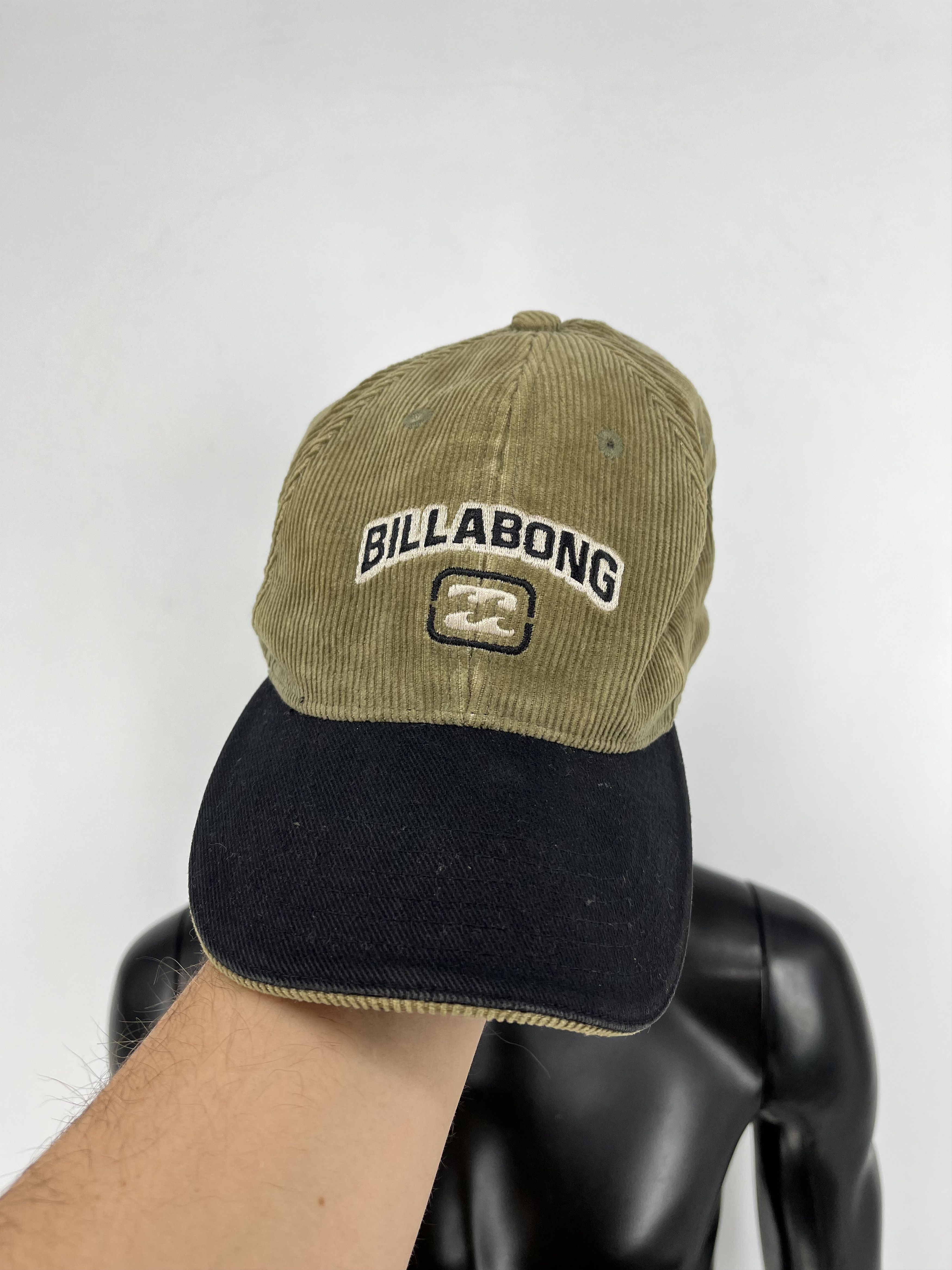 Billabong Vintage Y2K Billabong Surf Black Cap Big Logo OS Size ONE SIZE - 2 Thumbnail