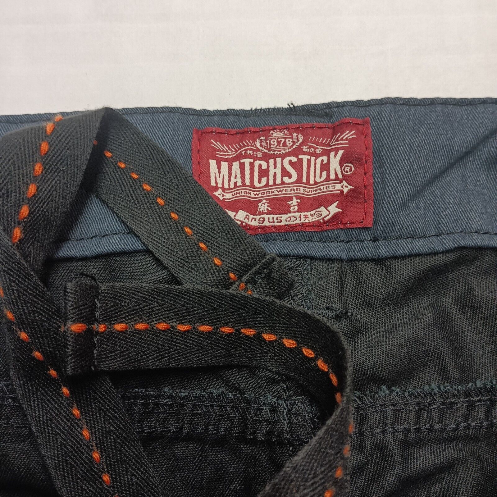 & Other Stories Matchstick Cargo Pants Men’s 33x32 Black Cargo Tactical Size US 33 - 5 Thumbnail