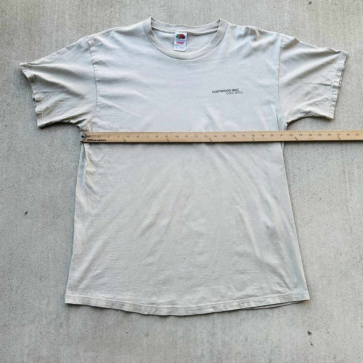 Band Tees × Fruit Of The Loom × Vintage Vintage Fleetwood Mac Concert T Shirt 03 Local Crew Xl FOTL Size US XL / EU 56 / 4 - 5 Thumbnail