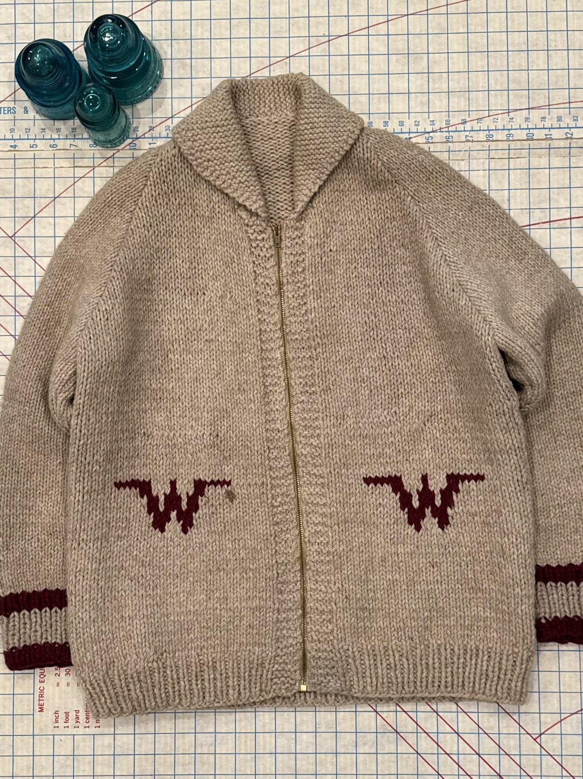 Vintage Vintage Winnebago Wagoneers Knit Cowichan Sweater Fits Large Size US L / EU 52-54 / 3 - 5 Thumbnail