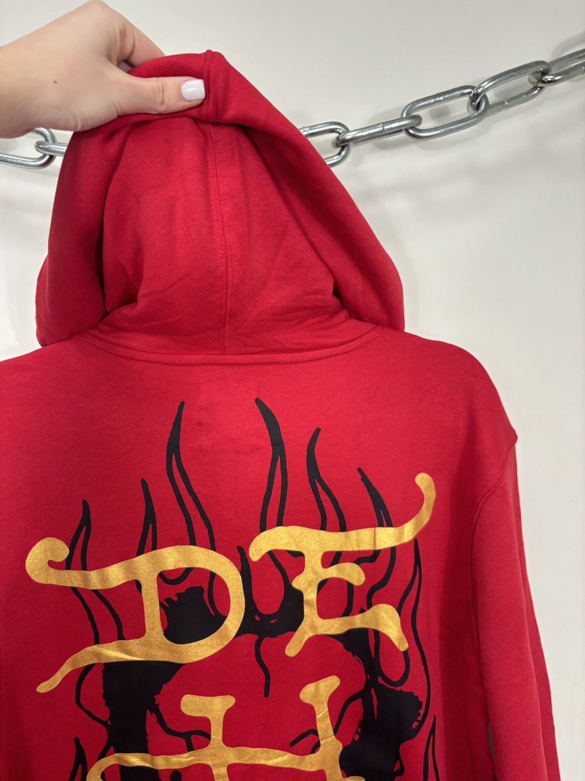 Ed Hardy Ed Hardy Y2K Chinese Dragon Big Logo NEW Red Hype Hoodie Size US S / EU 44-46 / 1 - 18 Thumbnail
