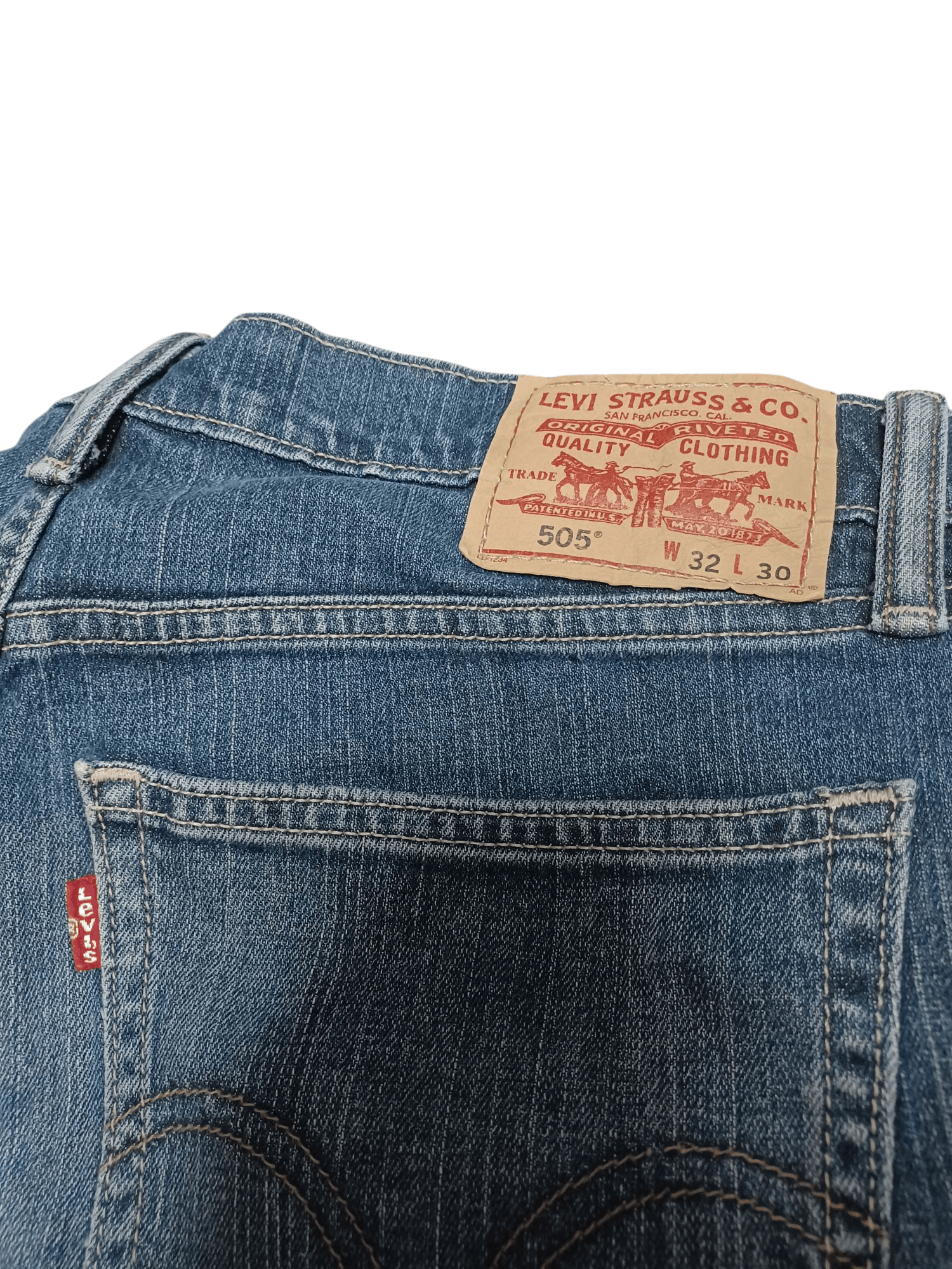 Levi's Vintage Clothing LEVIS 505 STRAIGHT VINTAGE W32 L30 JEANS DENIM Size US 32 / EU 48 - 4 Thumbnail