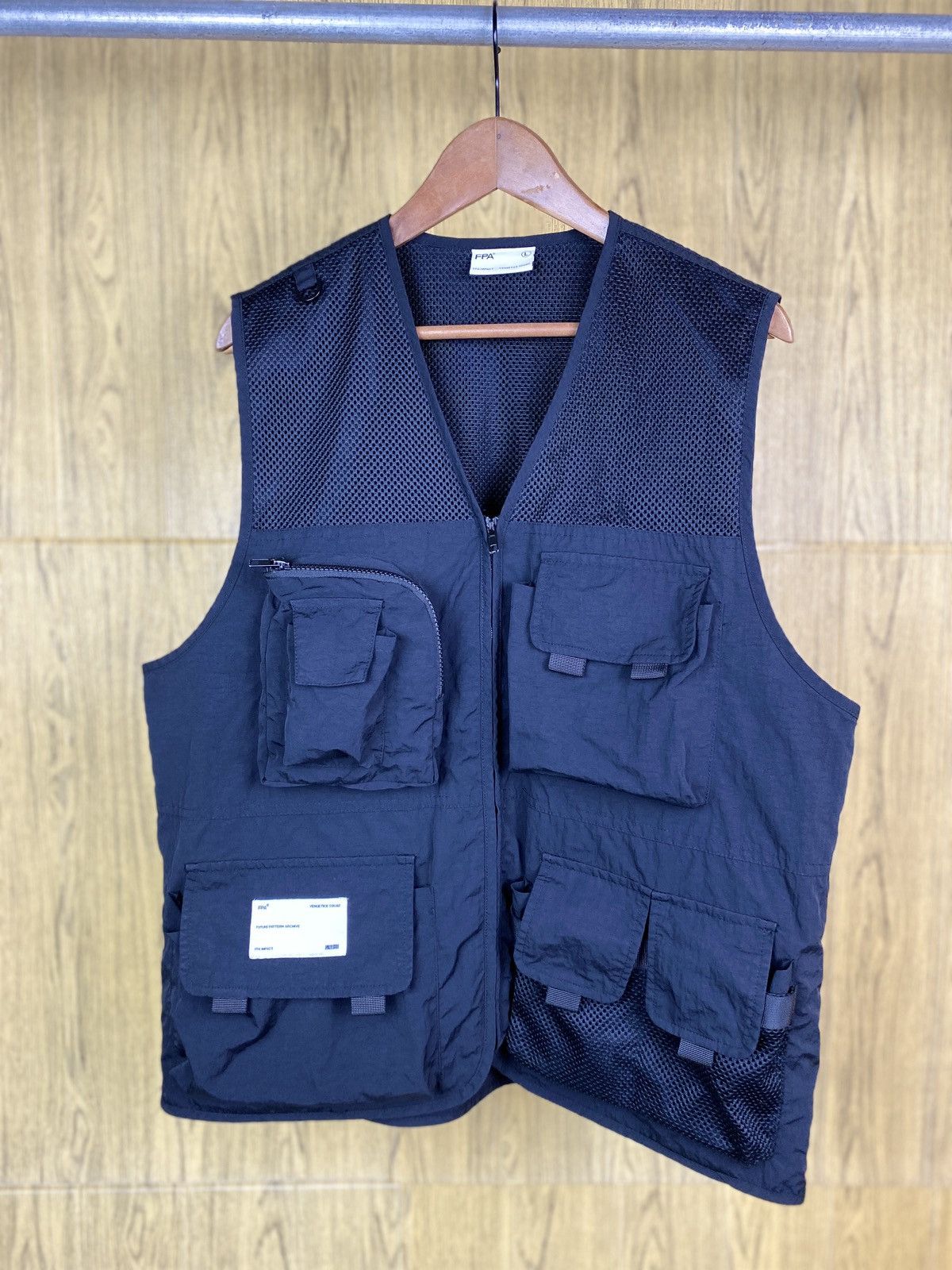 Avant Garde × Designer Future Pattern Archive Vest “Curved-Blade 