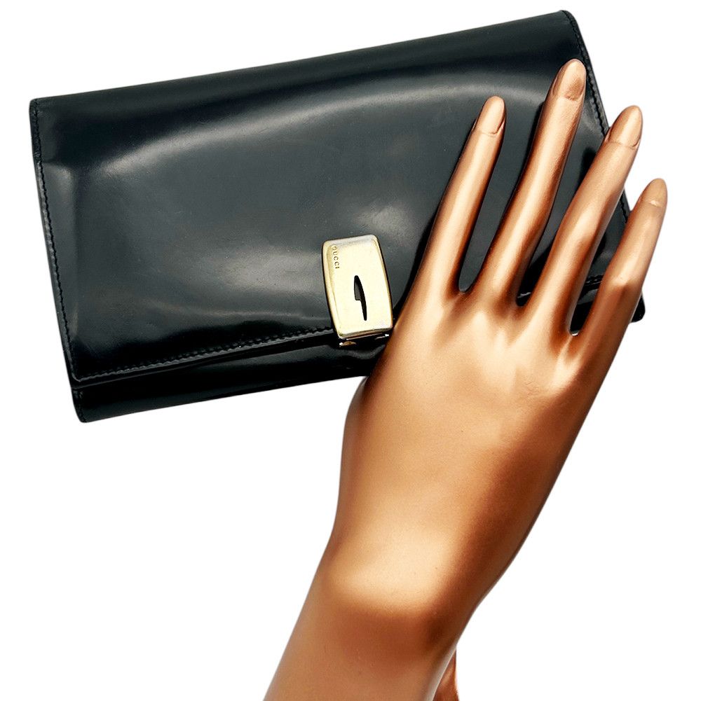 Gucci GUCCI Long Wallet Black Unisex Size ONE SIZE - 1 Thumbnail