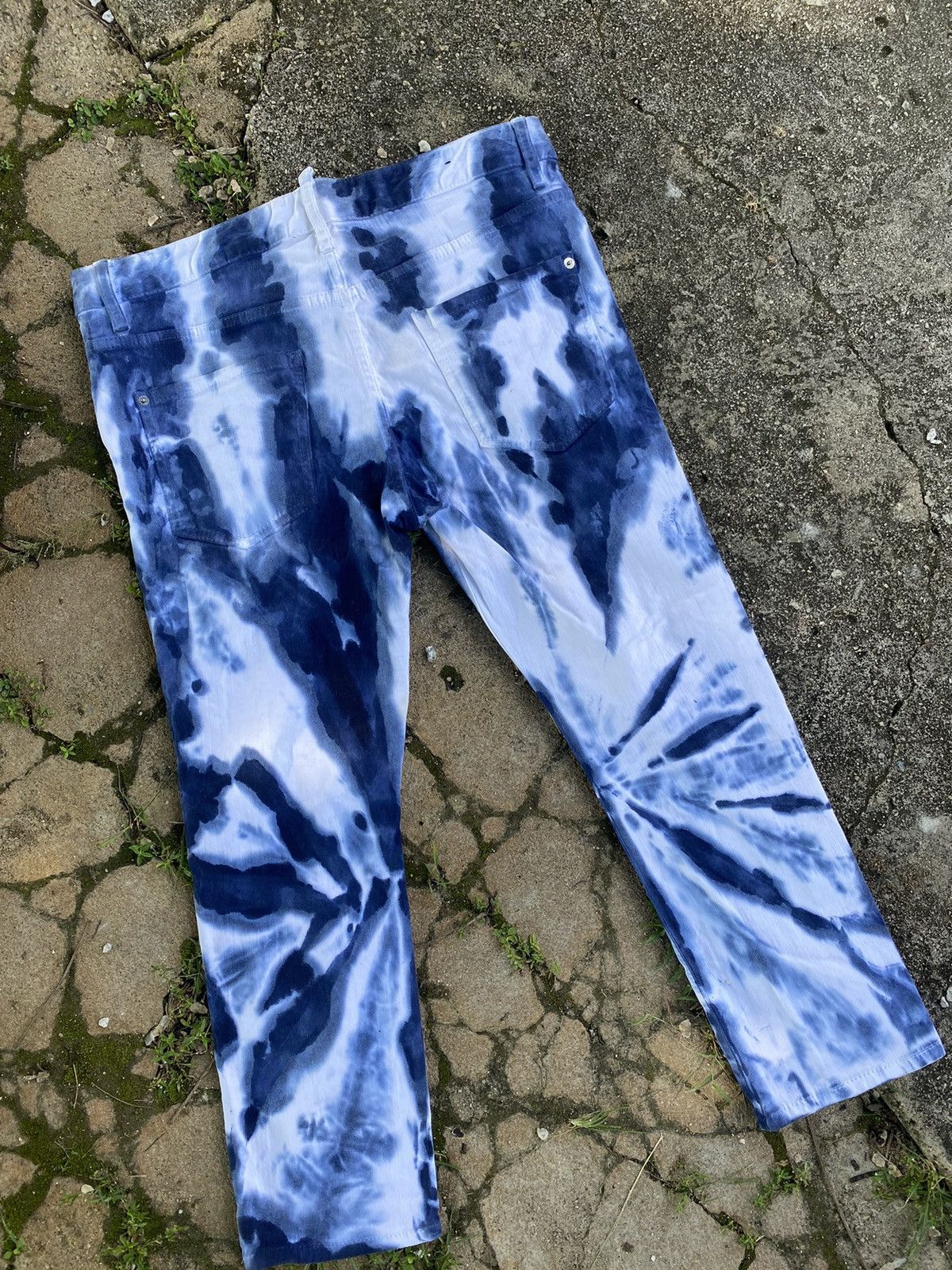 Dsquared2 🔥 Rare 🔥 Dsquared2 Tie Dye Denim Jeans Pants Size US 35 - 6 Thumbnail