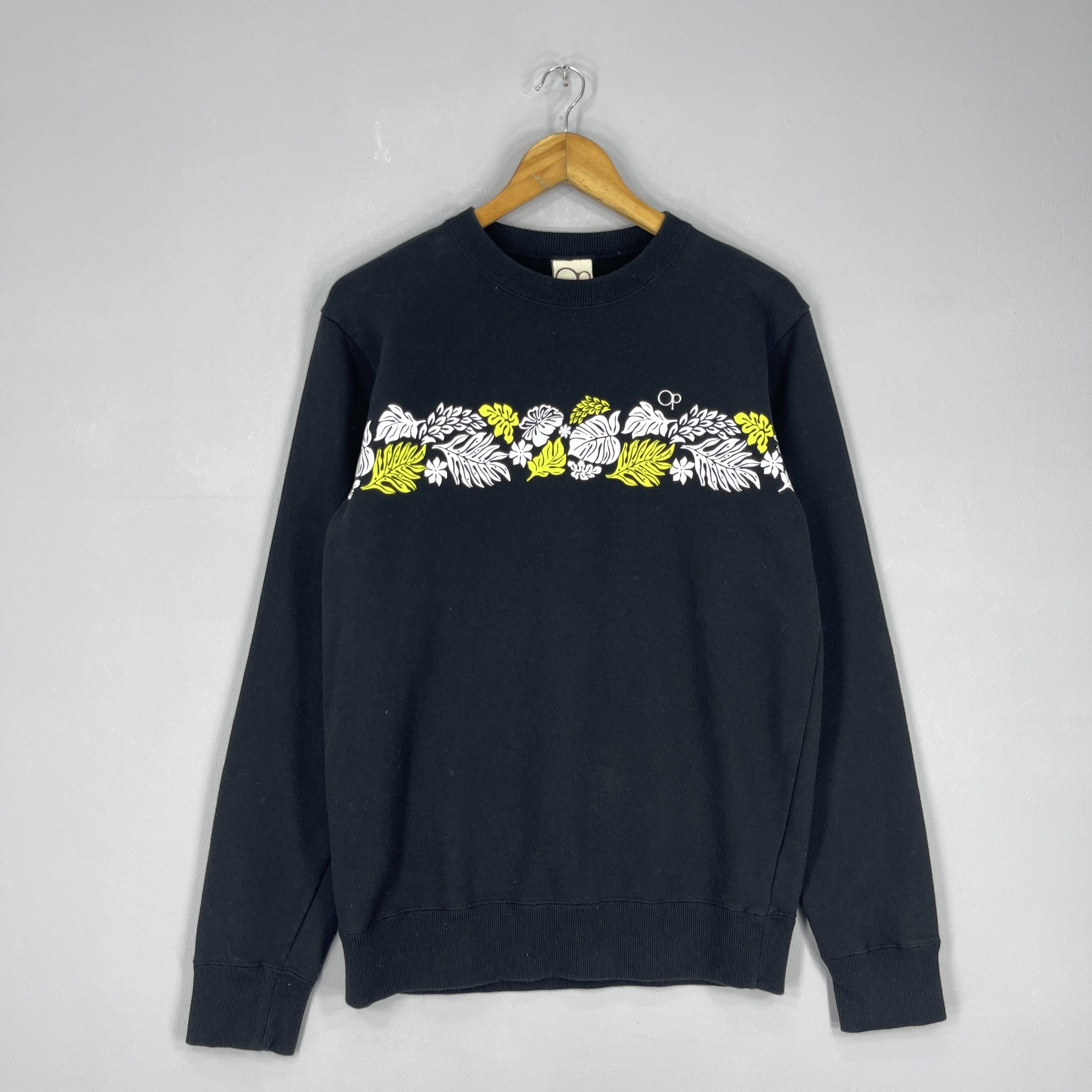 Ocean Pacific Vintage OCEAN PACIFIC Aloha Tropical Printed Sweatshirt Size US M / EU 48-50 / 2 - 3 Thumbnail