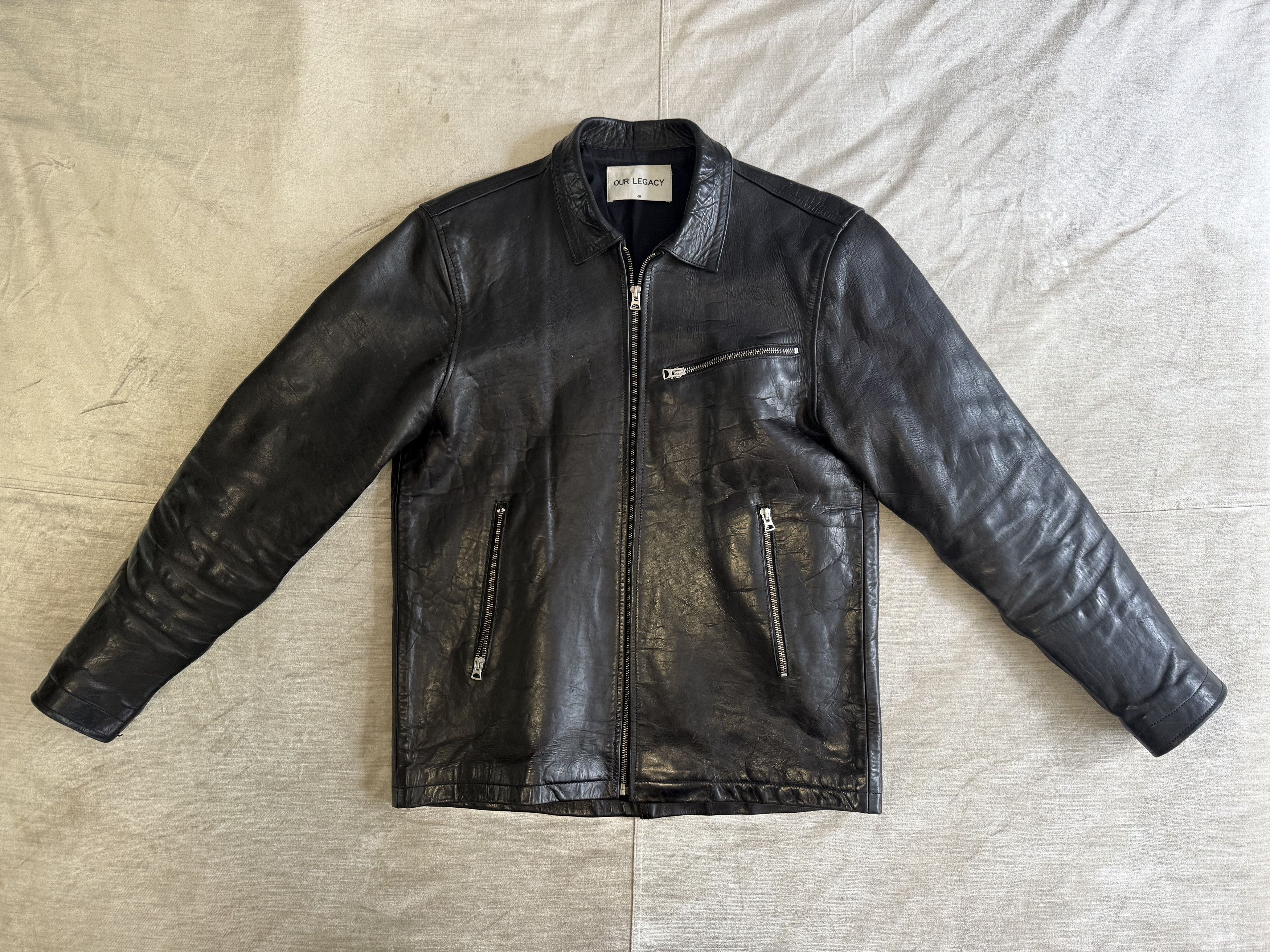 Our Legacy × Stussy Our Legacy x Stussy Workshop Leather Blouson