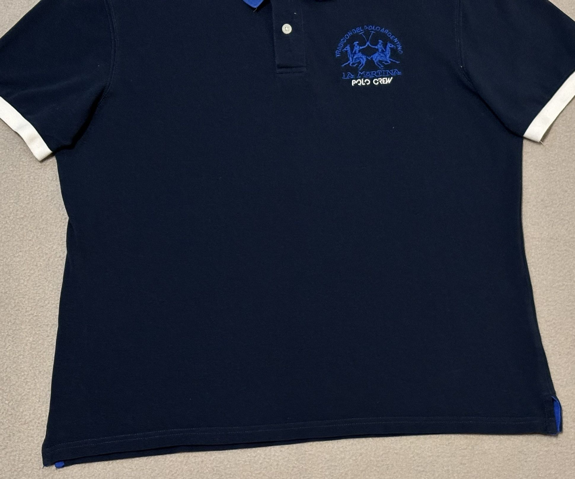 La Martina La Martina slim fit Navy Polo Size. XL Size US XL / EU 56 / 4 - 3 Thumbnail