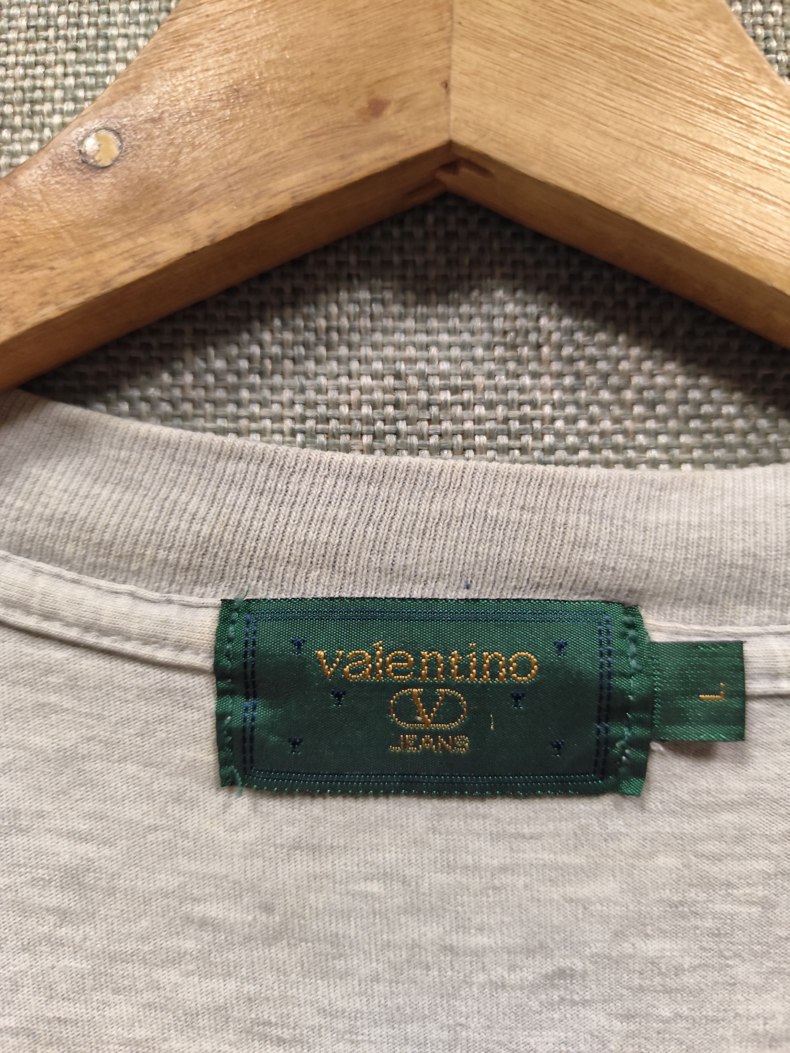 Valentino × Vintage Vintage Valentino jeans embroidery rainbow spellout t shirt Size US M / EU 48-50 / 2 - 4 Thumbnail