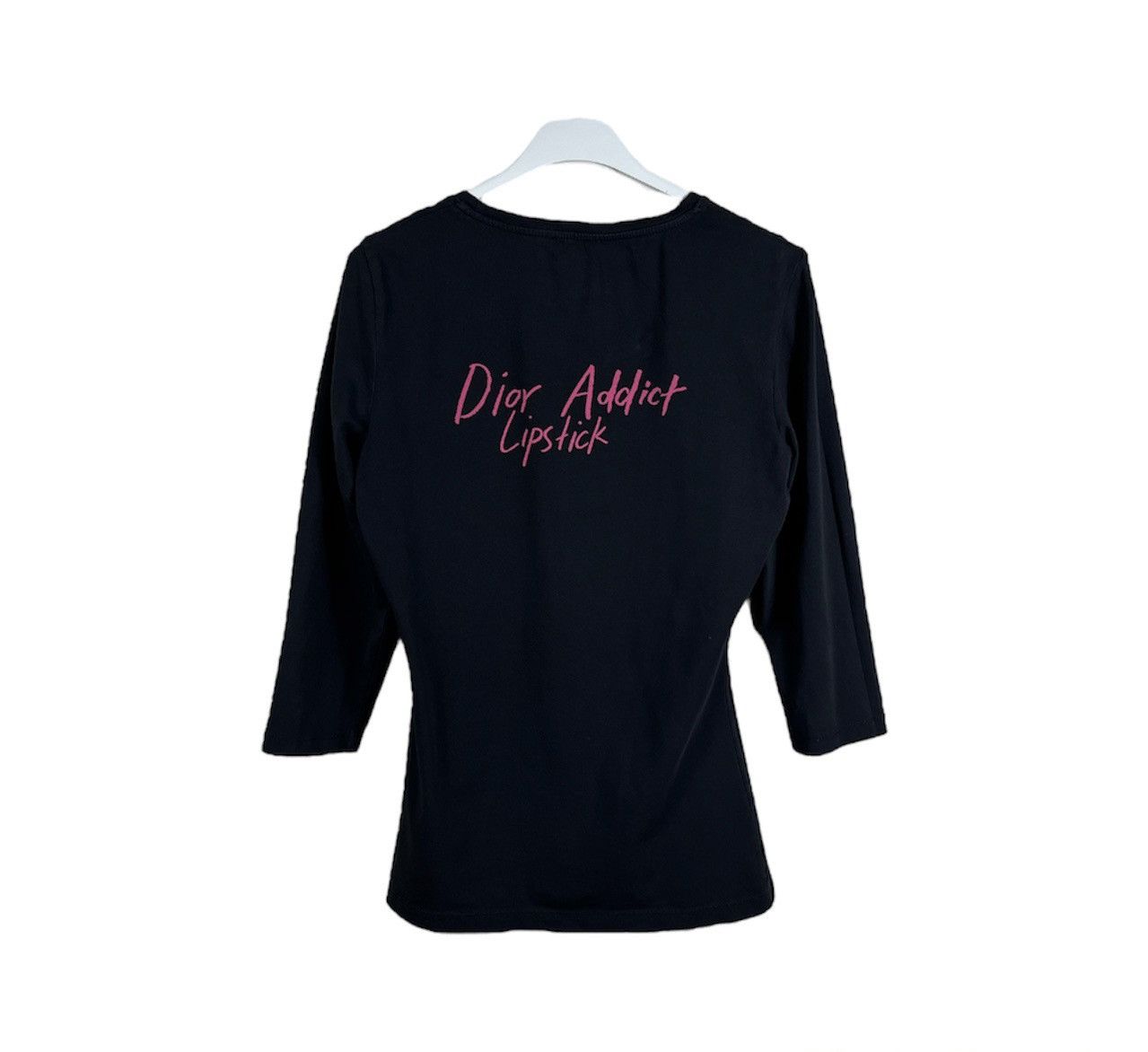 Christian Dior Monsieur × Dior × Vintage CD parfums Christian Dior addict vintage 3/4 sleeve t-shirt Size S / US 4 / IT 40 - 2 Thumbnail