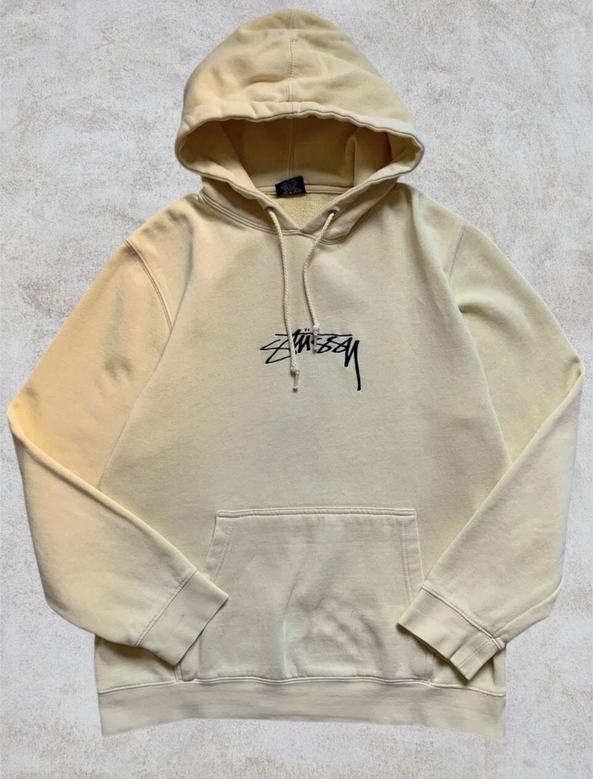 Japanese Brand × Vintage Vintage 90s Hoodie Stussy made in the USA size Medium Size US M / EU 48-50 / 2 - 1 Thumbnail