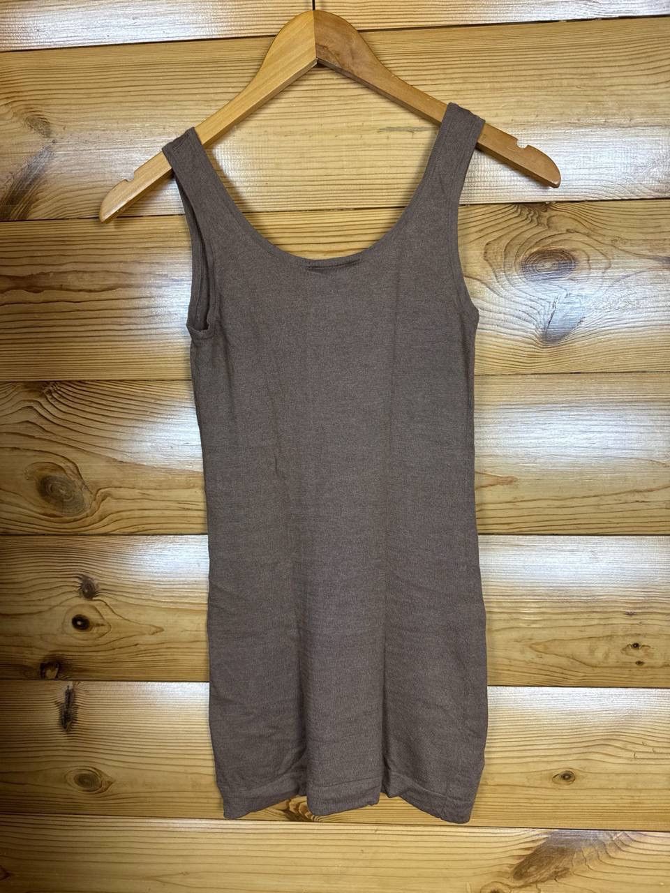 Herve Leger Herve Leger Paris Knit Tank Top Brown Sleeveless Womens S Size M / US 6-8 / IT 42-44 - 4 Thumbnail
