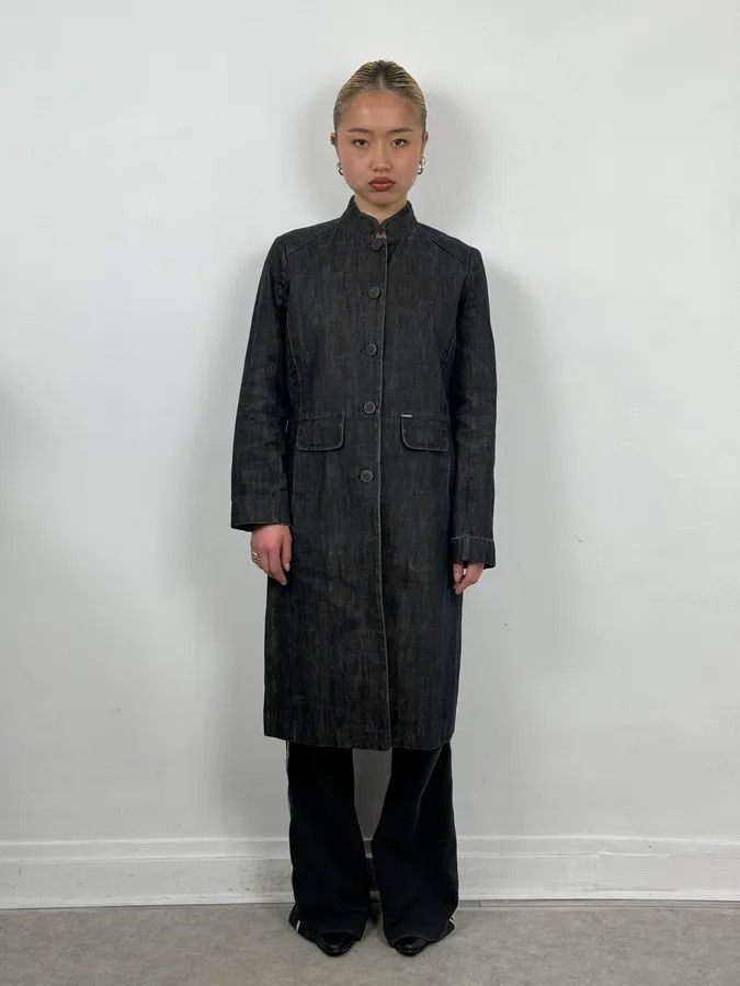 Kenzo 1990s Kenzo Traditional Master Denim Trench Coat Size US XS / EU 42 / 0 - 2 Thumbnail