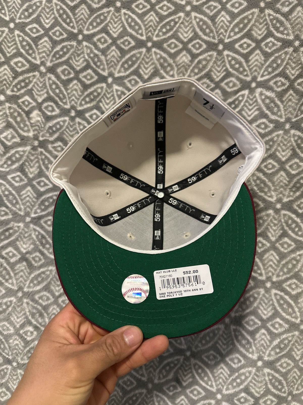 Hat Club Toronto Blue Jays 10th Anniversary Stone 7 1/2 Hatclub Size ONE SIZE - 2 Thumbnail