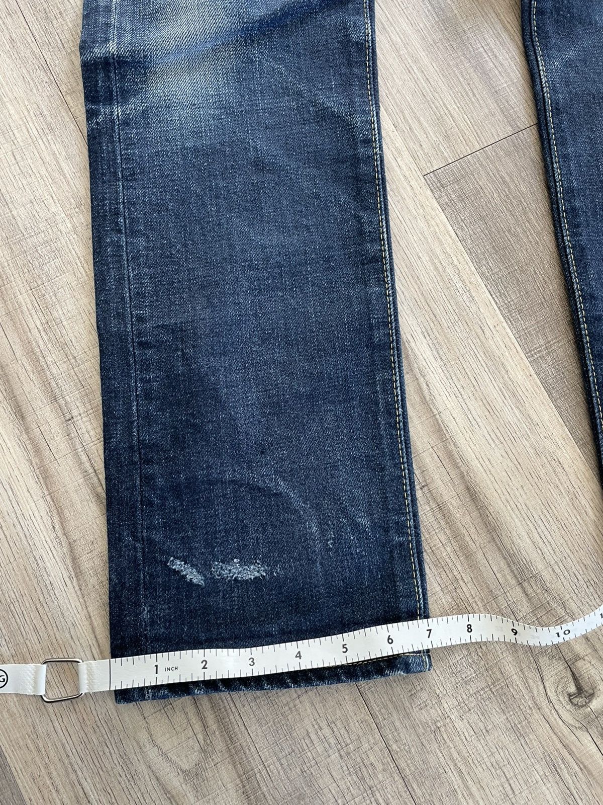 Iron Heart IRON HEART IH-777N 17OZ SELVEDGE JEANS SLIM TAPERED 29x29.5 Size US 29 - 8 Thumbnail