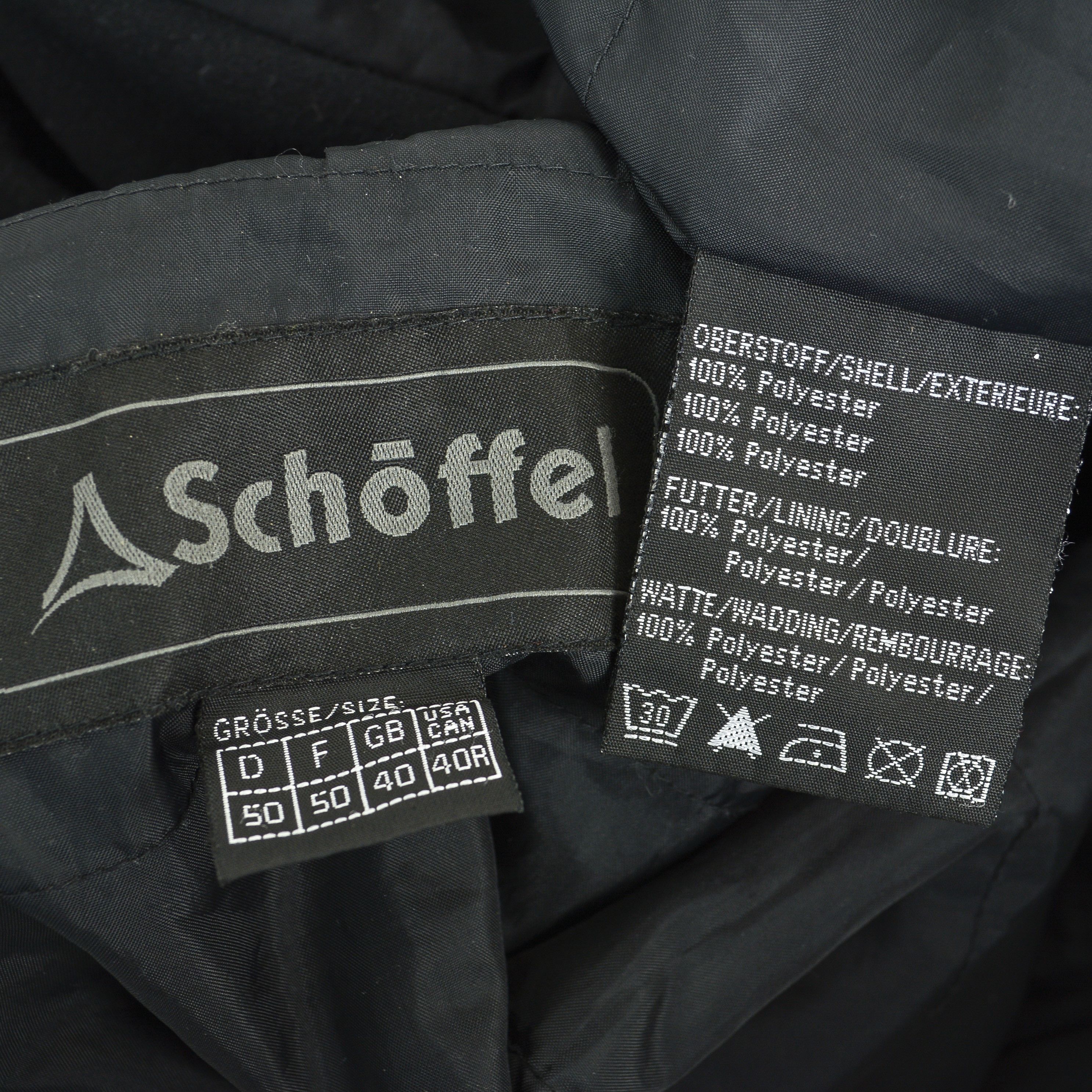 Other SCHOFFEL Men Jacket Coat Windbreaker Collared Black Casual Size US M / EU 48-50 / 2 - 6 Thumbnail