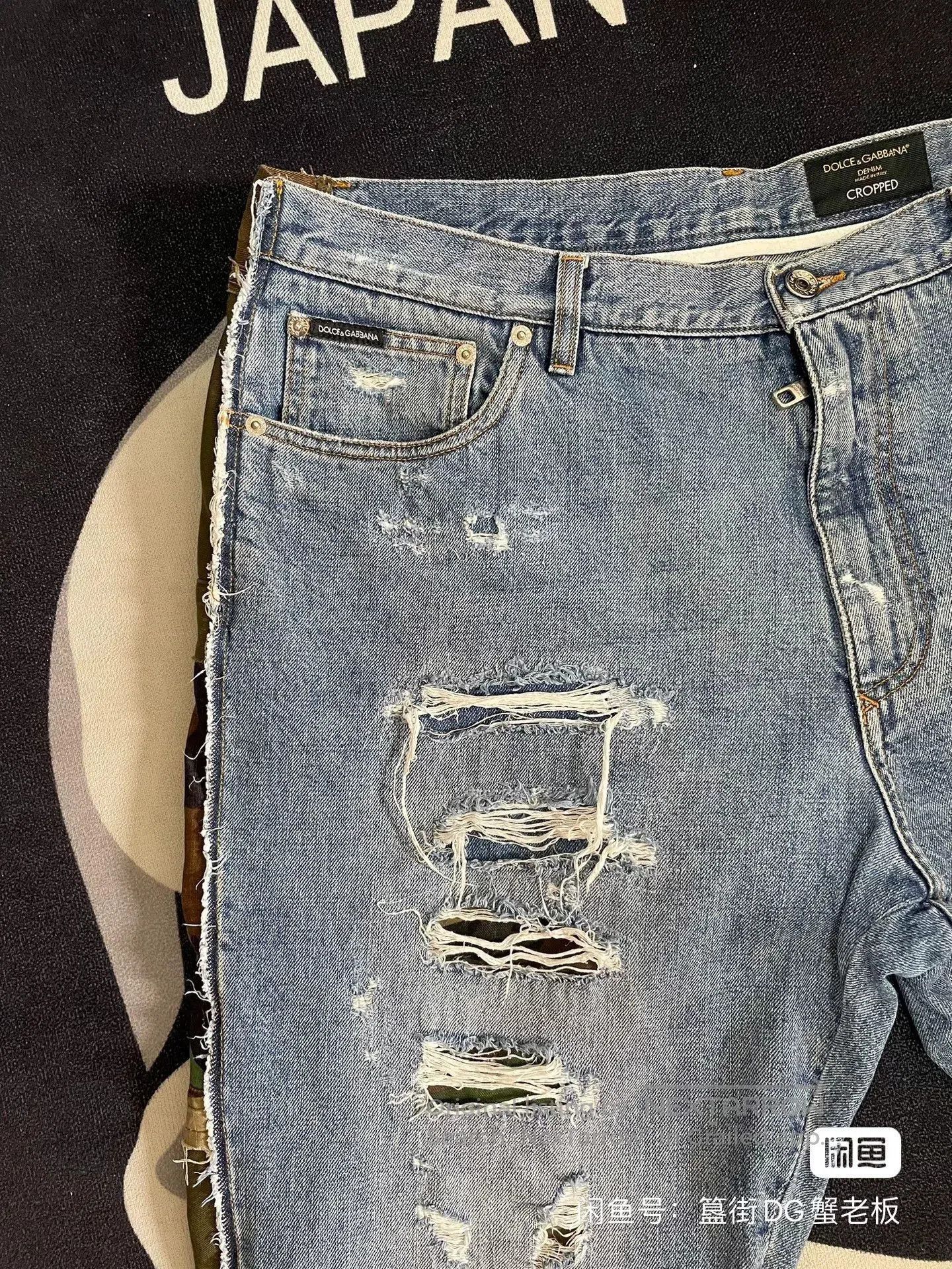 Dolce & Gabbana DG Casual Cargo Denim Pants. Size US 36 / EU 52 - 2 Thumbnail