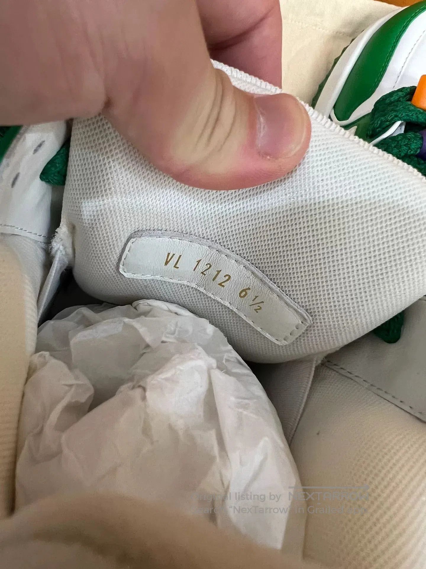 Louis Vuitton Louis Vuitton Trainer Max White Green. Size US 7.5 / EU 40-41 - 6 Thumbnail