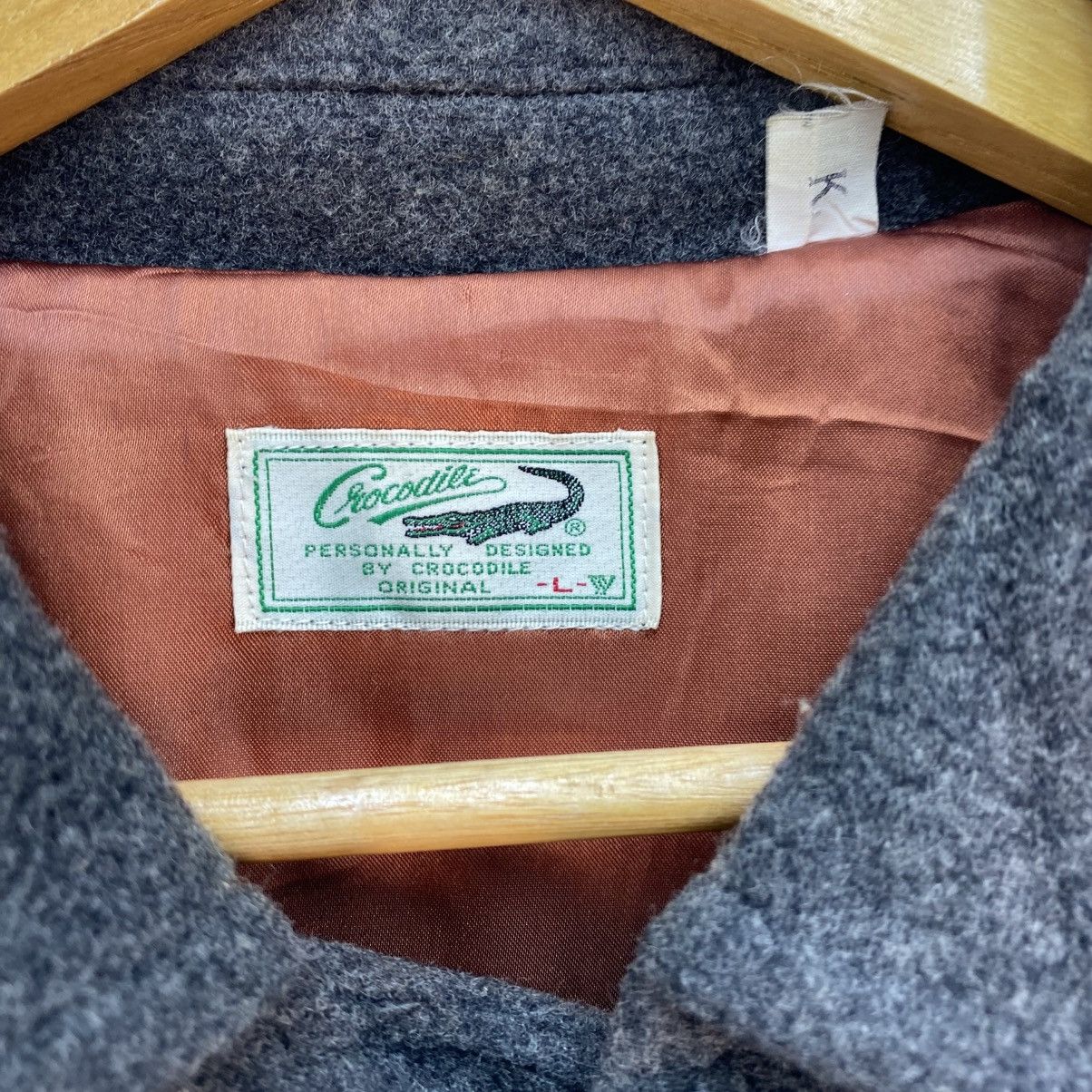 Lacoste 💥Vintage Crocodile Bomber Wool Jacket Design Akira Hamada Size US L / EU 52-54 / 3 - 6 Thumbnail