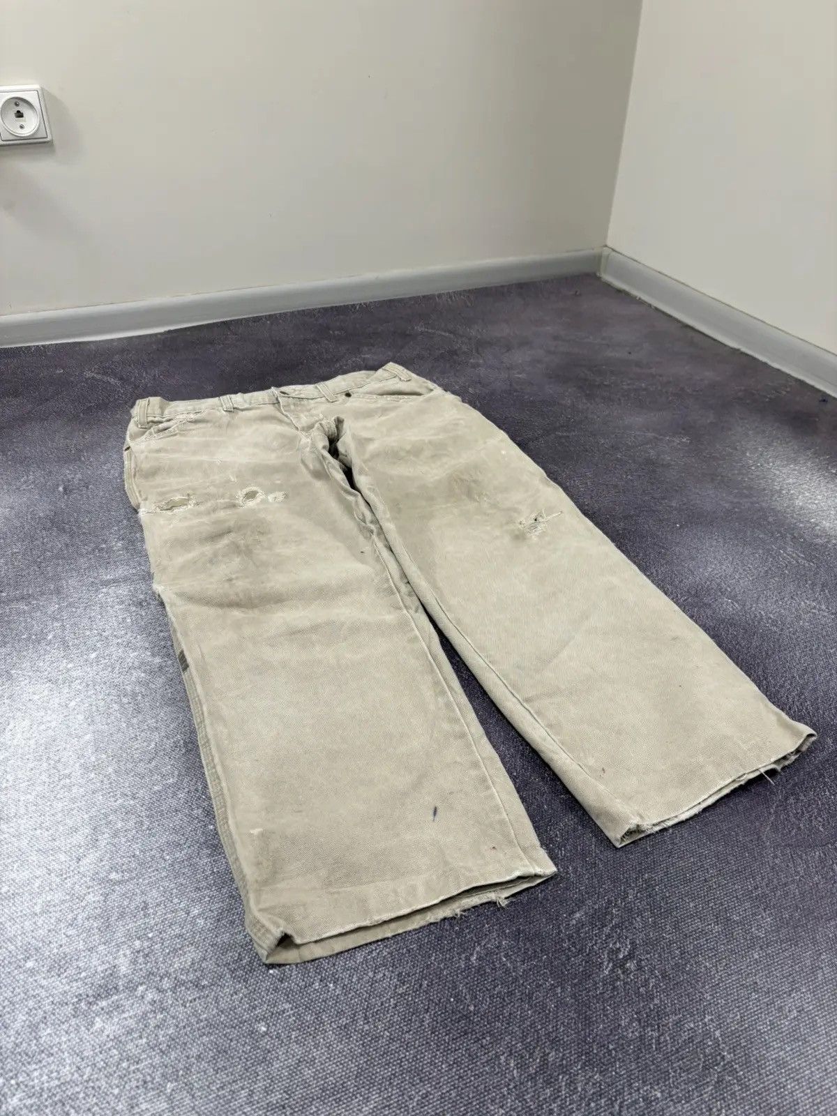 Dickies × Vintage Vintage Dickies Distressed Denim USA Work Hype Pants Jeans Size US 34 / EU 50 - 6 Thumbnail
