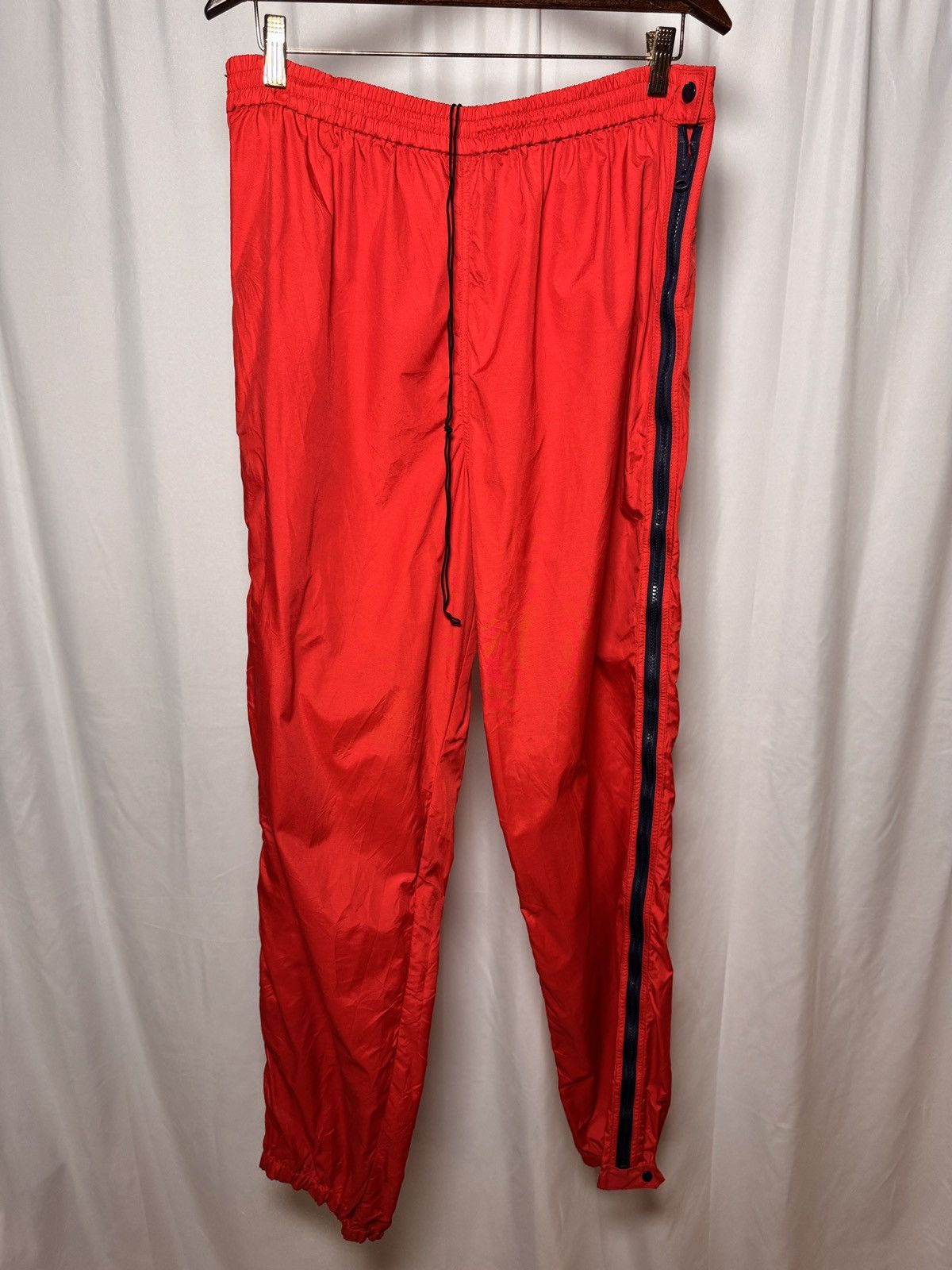 Patagonia Vtg 80s Patagonia Nylon Baggies Track Pants XL Japan Red Zip Size US 40 / EU 56 - 4 Thumbnail